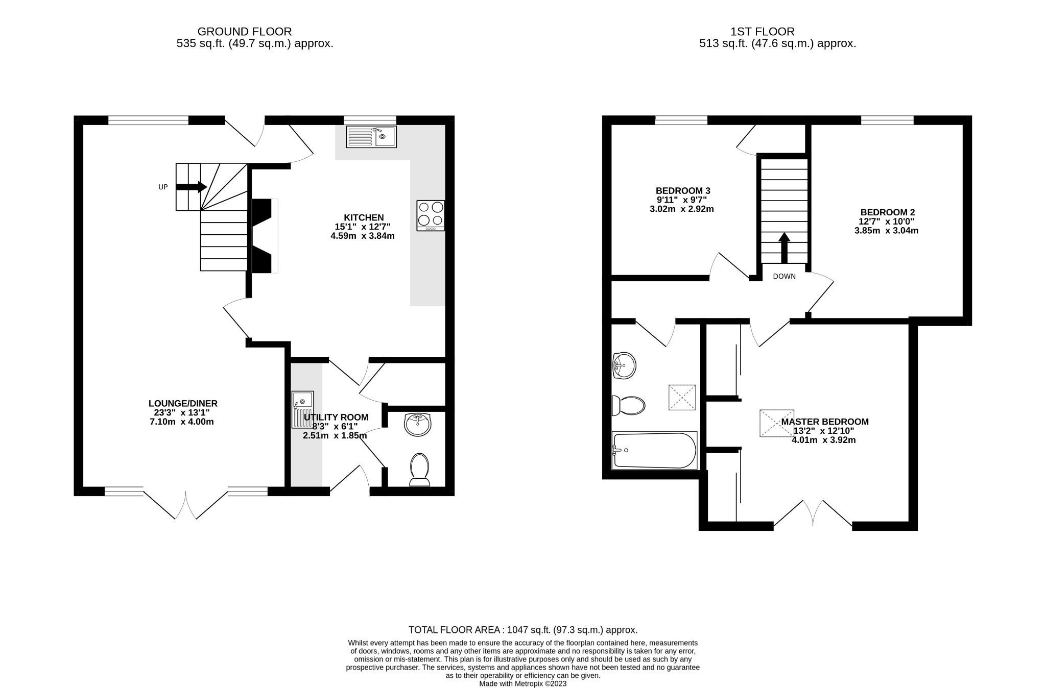 2 Manor Farm Cottages, Common Lane, King's Lynn floorplan