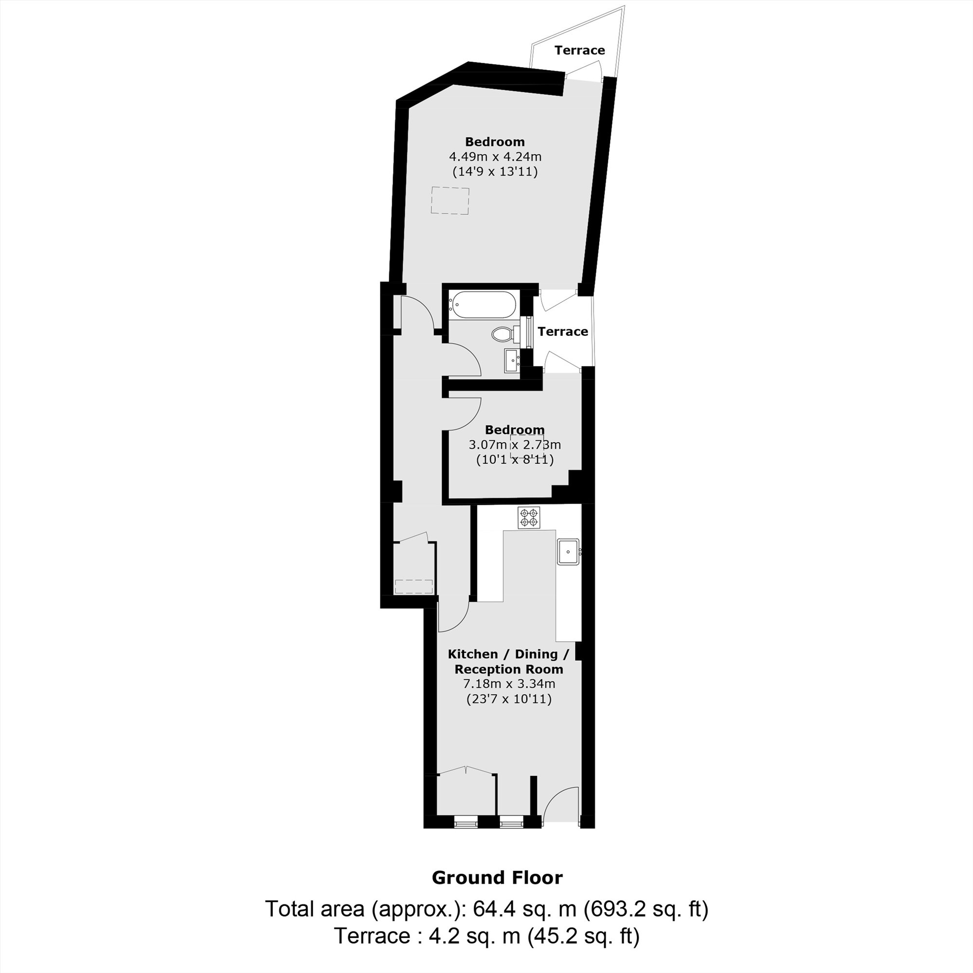 13, West Hill, London floorplan