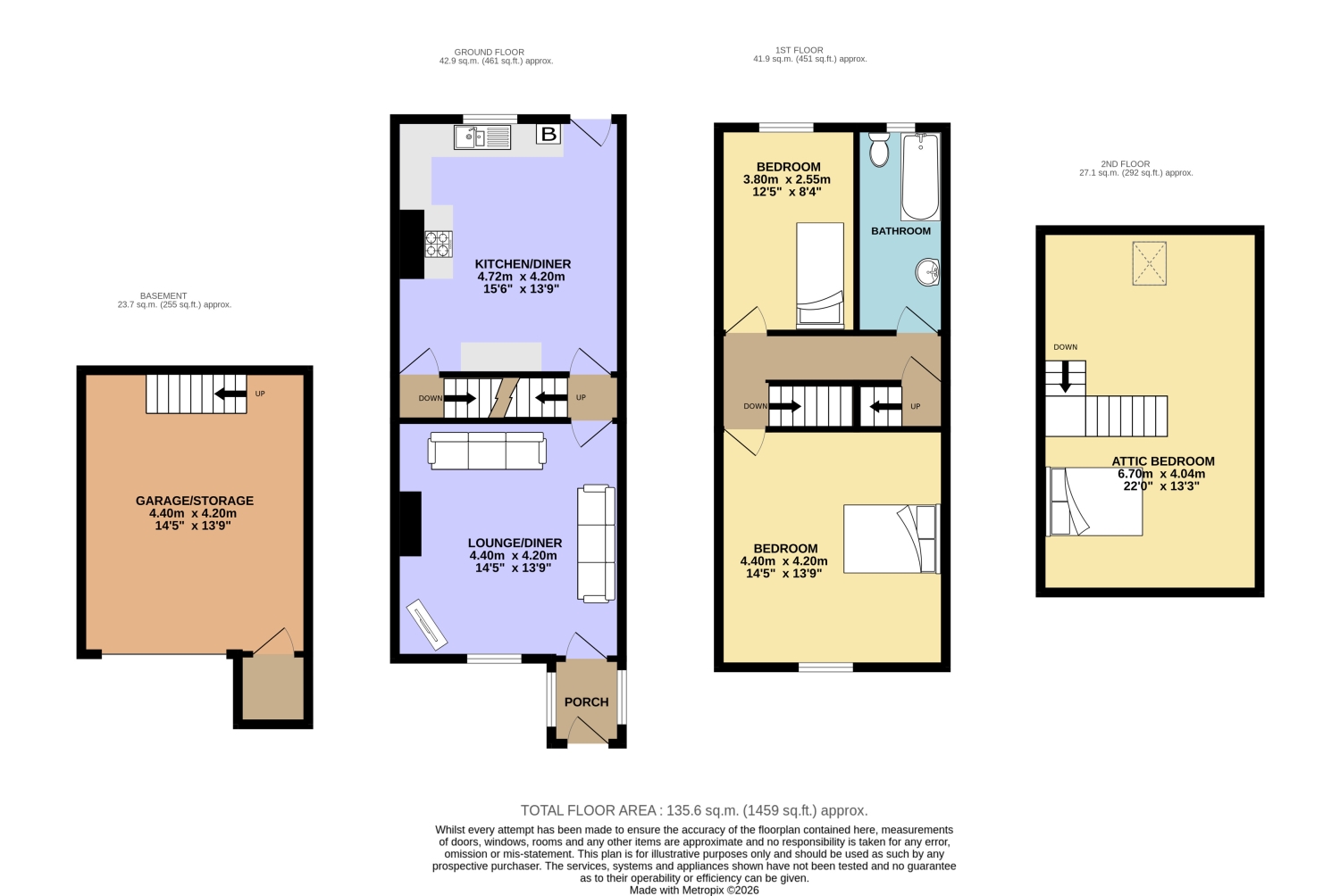 41, RAYNER ROAD, BRIGHOUSE floorplan