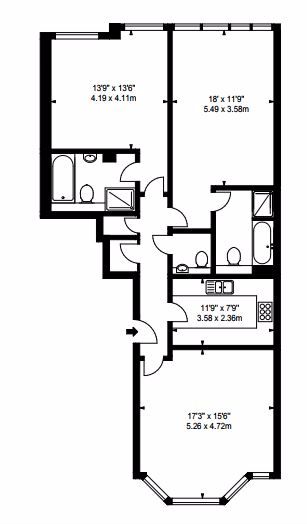 2 Bedrooms Flat to rent in Young Street, London W8