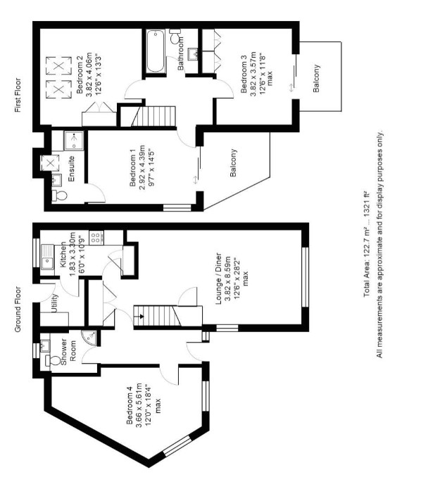 Pentire House, Villa 15, St Moritz Hotel, Trebetherick floorplan