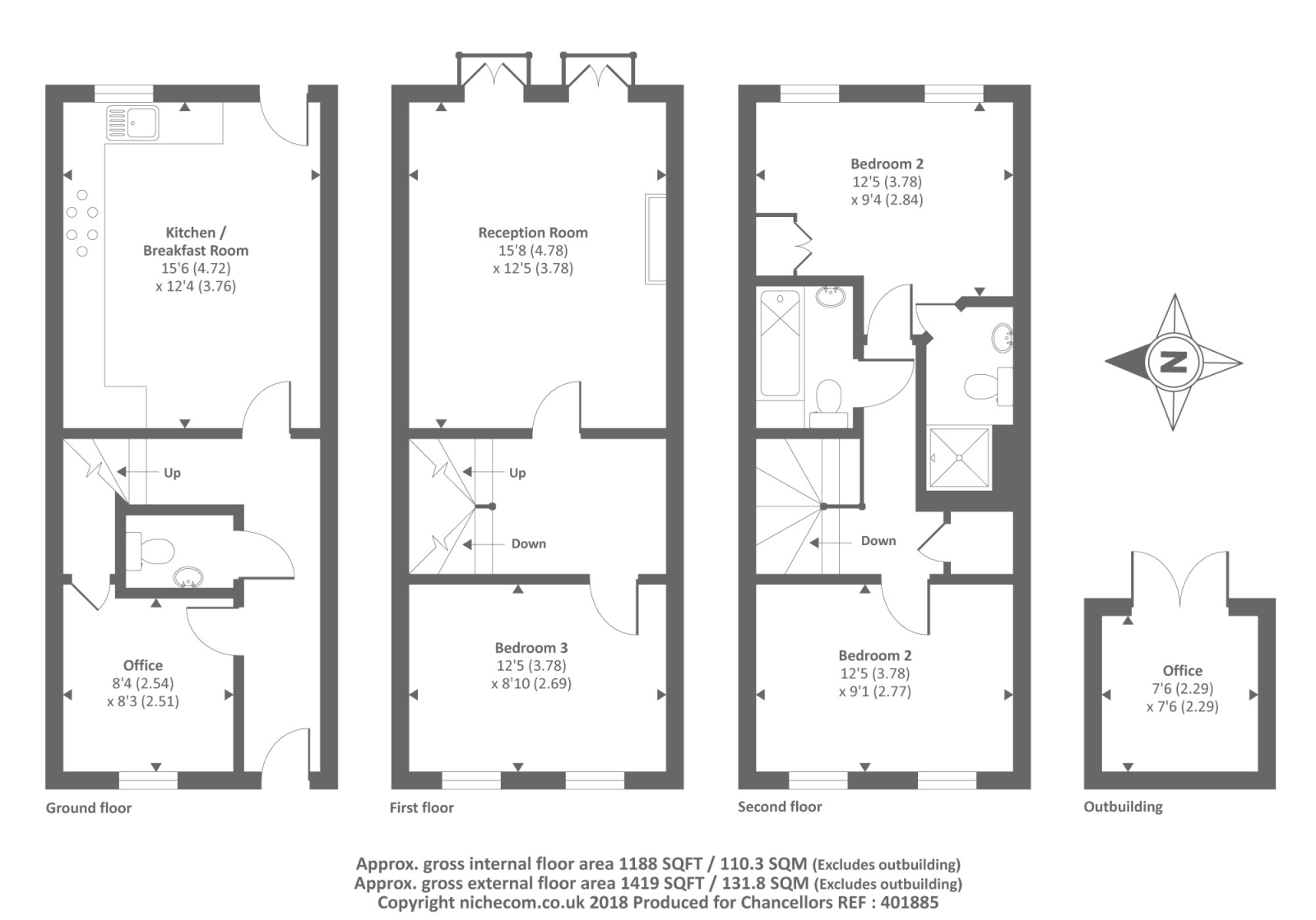 4 Bedrooms End terrace house for sale in Beatty Rise, Spencers Wood RG7