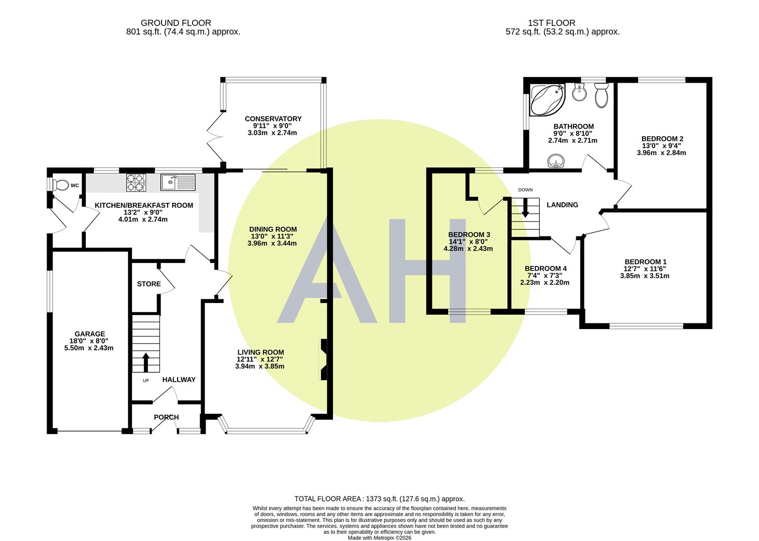 32, Withenfield Road, Manchester floorplan
