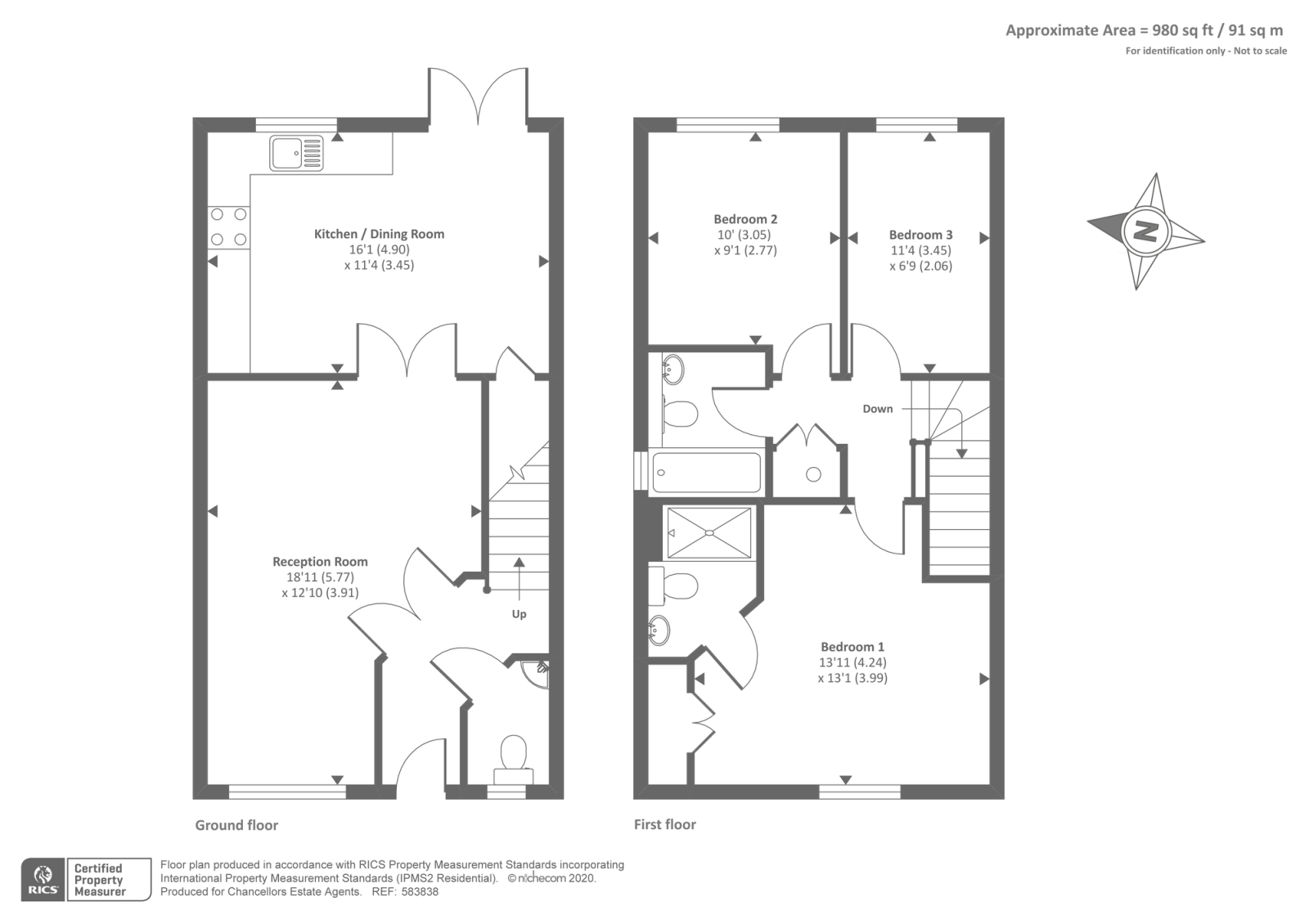 43, Fuggle Drive, Aylesbury floorplan