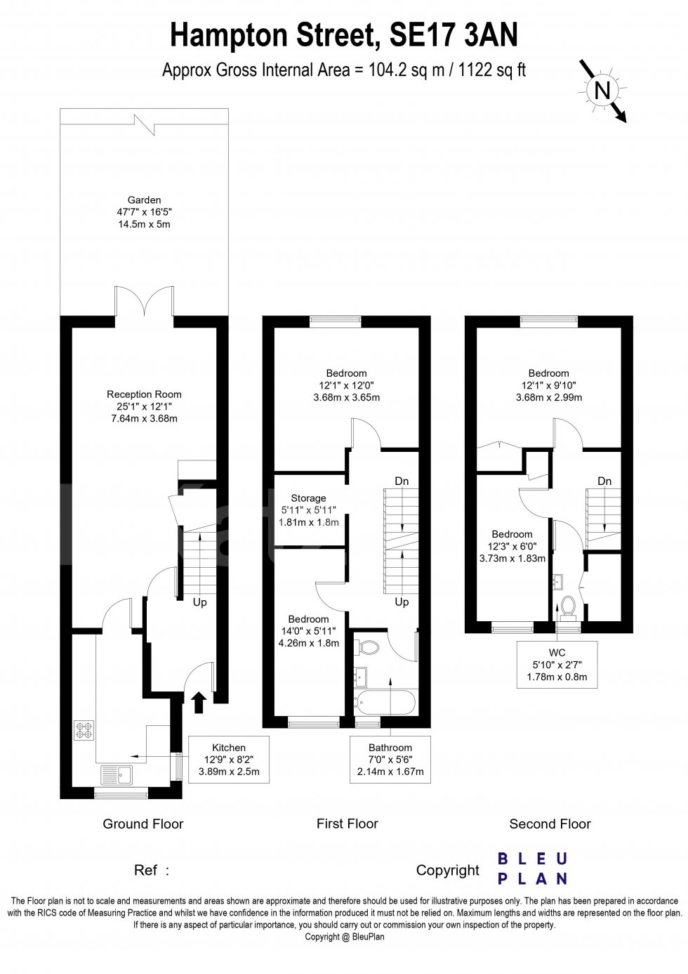 Hampton Street, London floorplan
