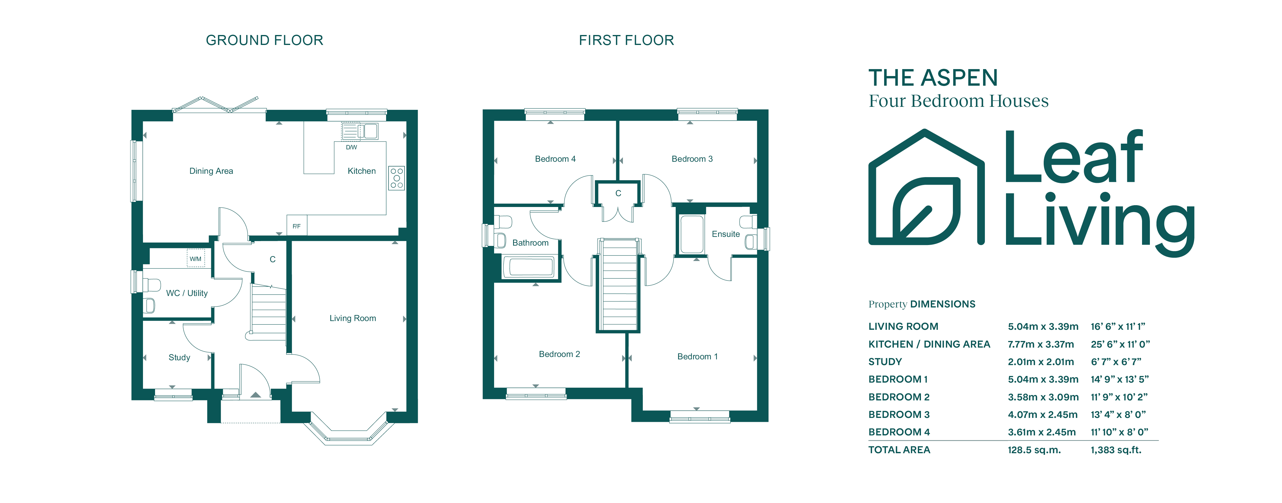16 Crowfoot Way - Aspen RL, Leaf Living at Orchard Green, Aylesbury, HP22, Aylesbury floorplan