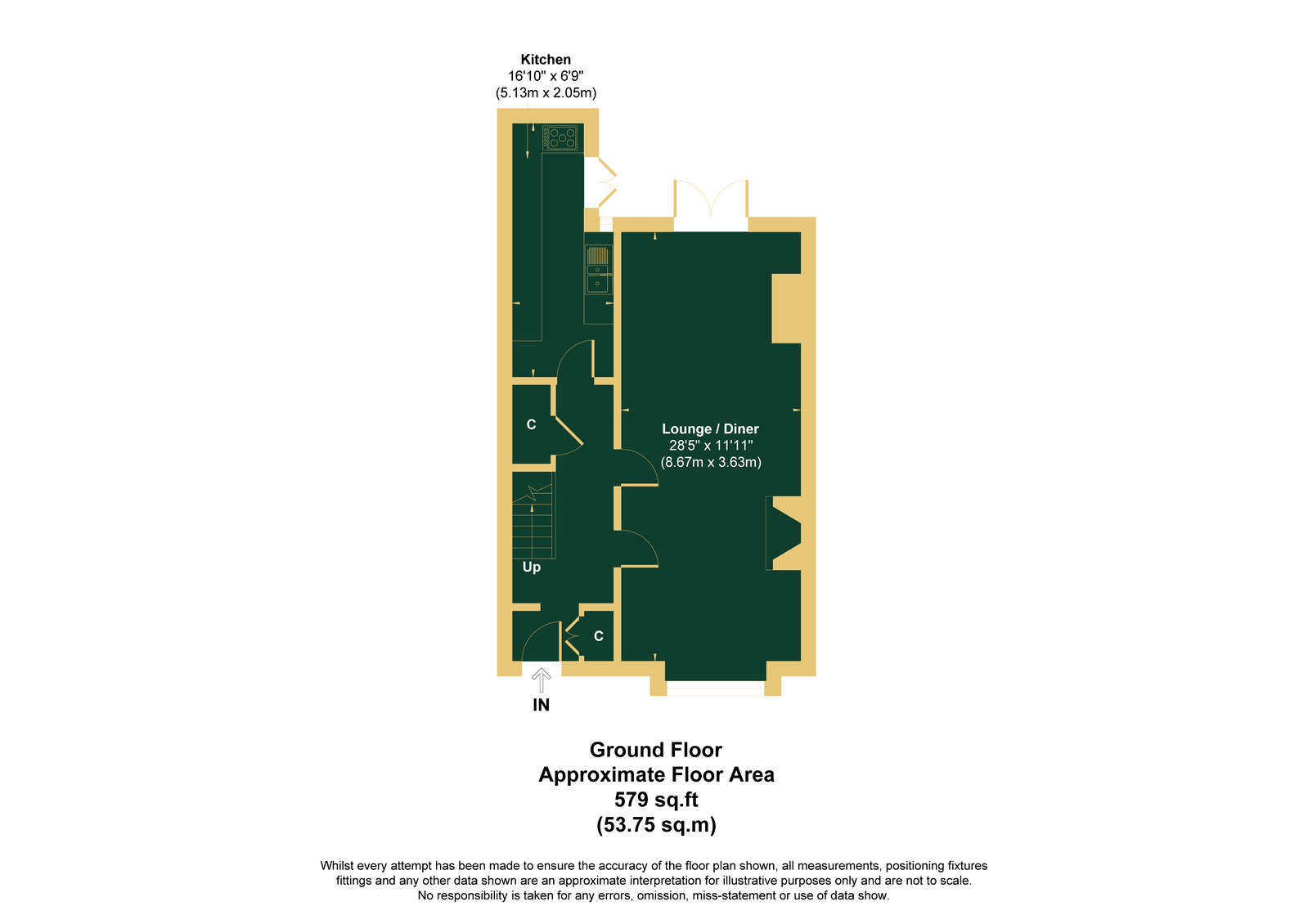 20, Ashley Terrace, Bideford floorplan