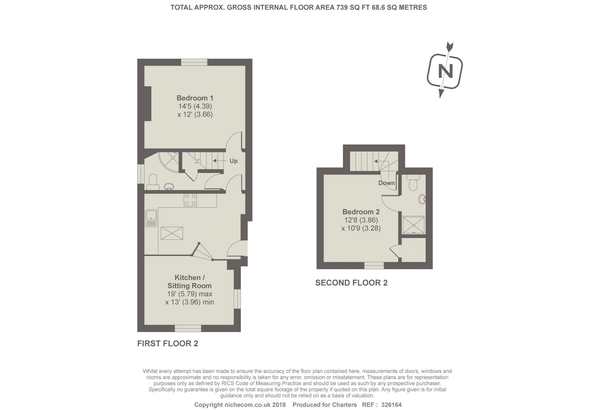 2 Bedrooms Maisonette to rent in Market Street, Alton, Hampshire GU34