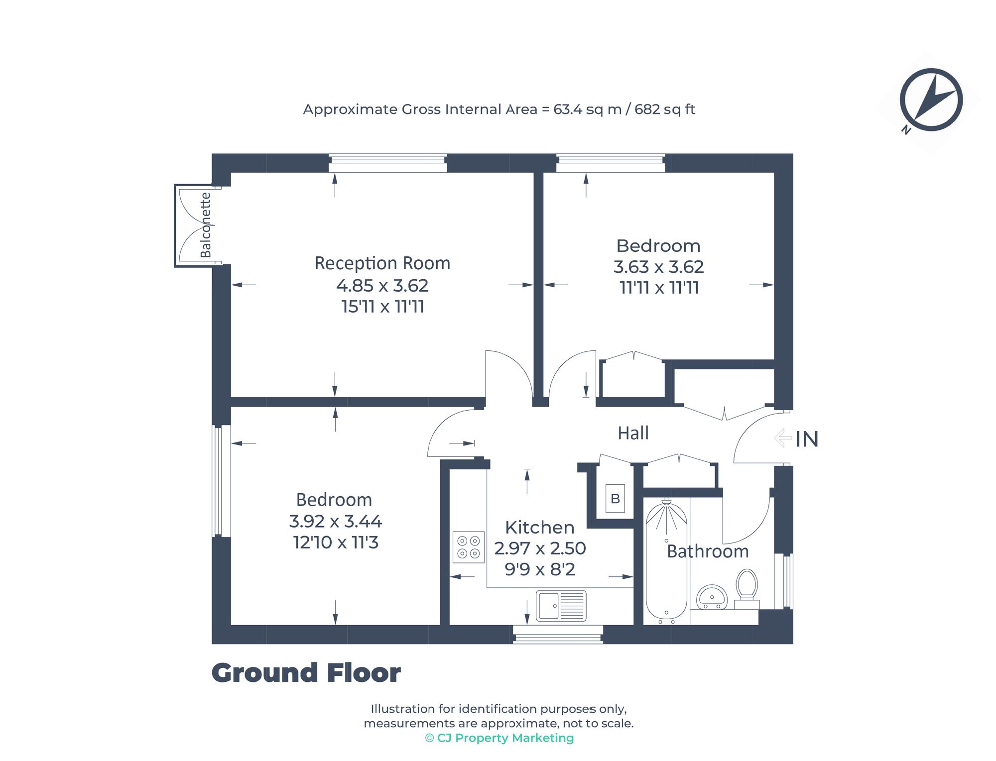 10 Biskra, Langley Road, Watford floorplan
