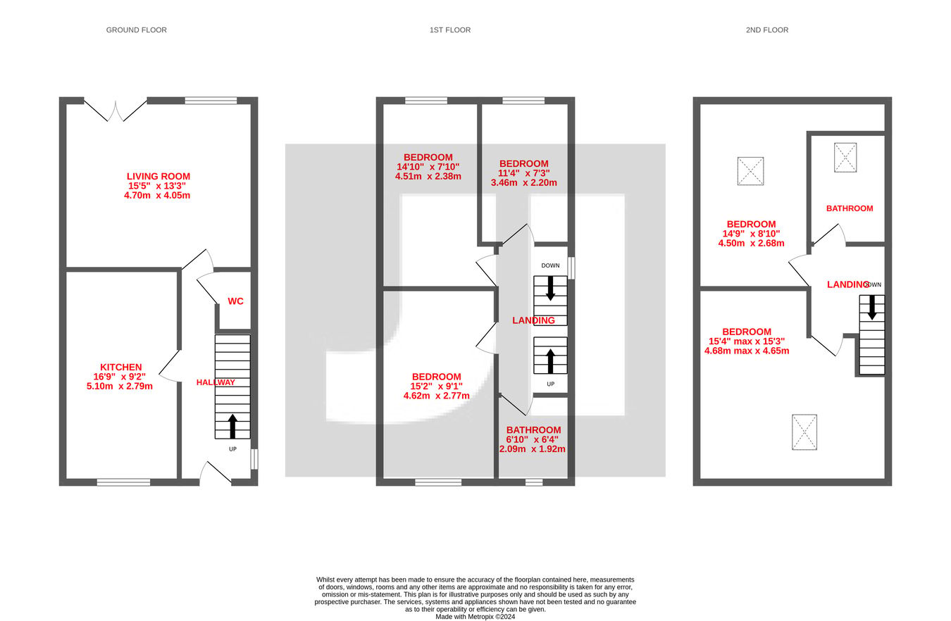 48, Rossefield Road, Bradford floorplan