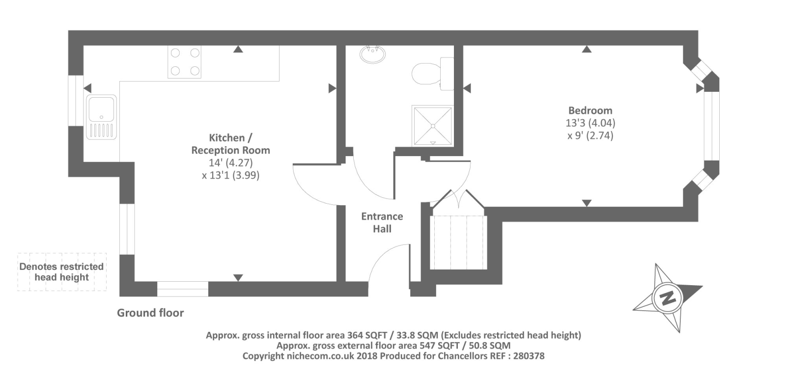 1 Bedrooms Flat to rent in Valentia Road, Headington OX3