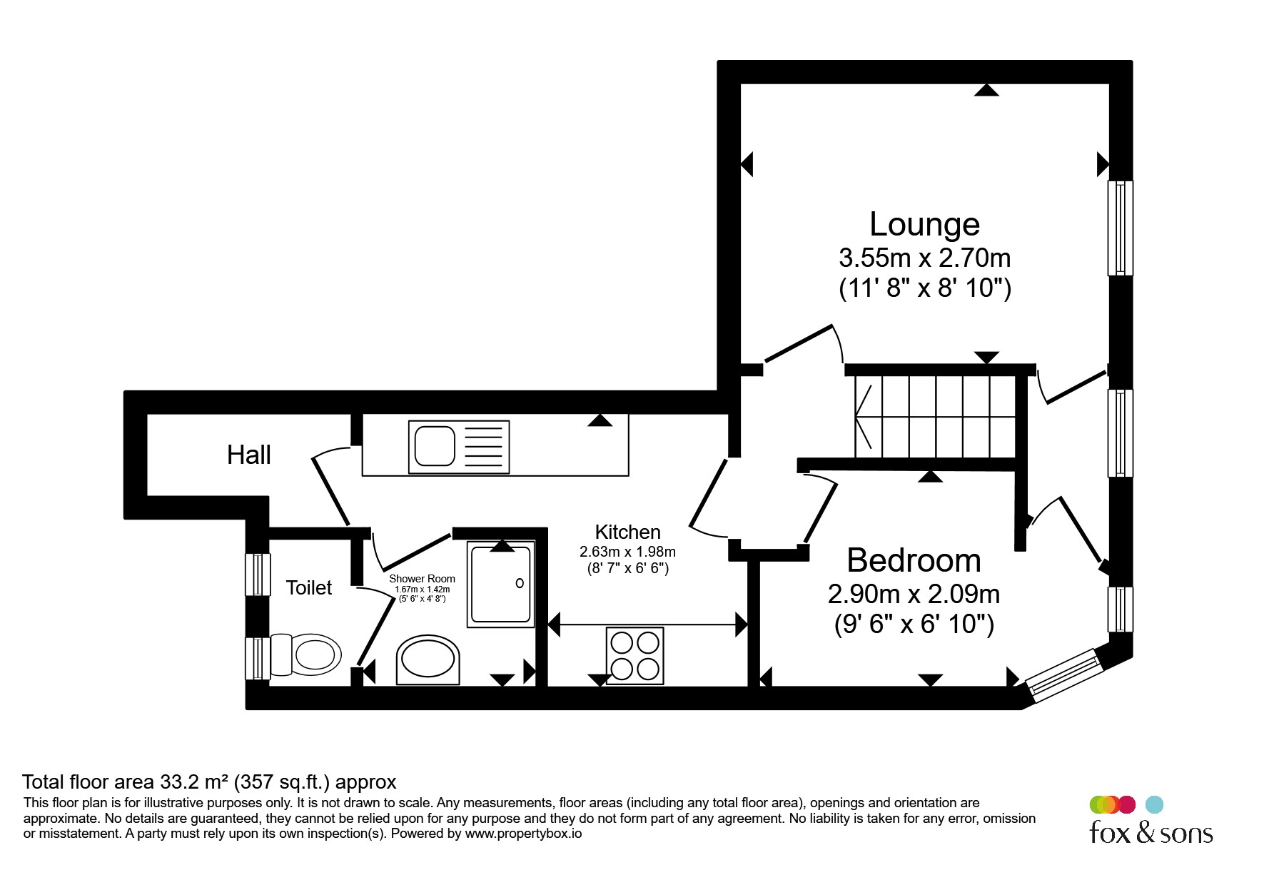 Flat 2, 96, Windsor Road, Bexhill-On-Sea floorplan