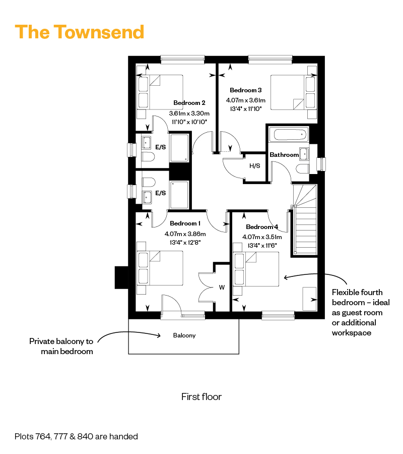 834, Granadiers Road, Winchester, So22 6Gr floorplan