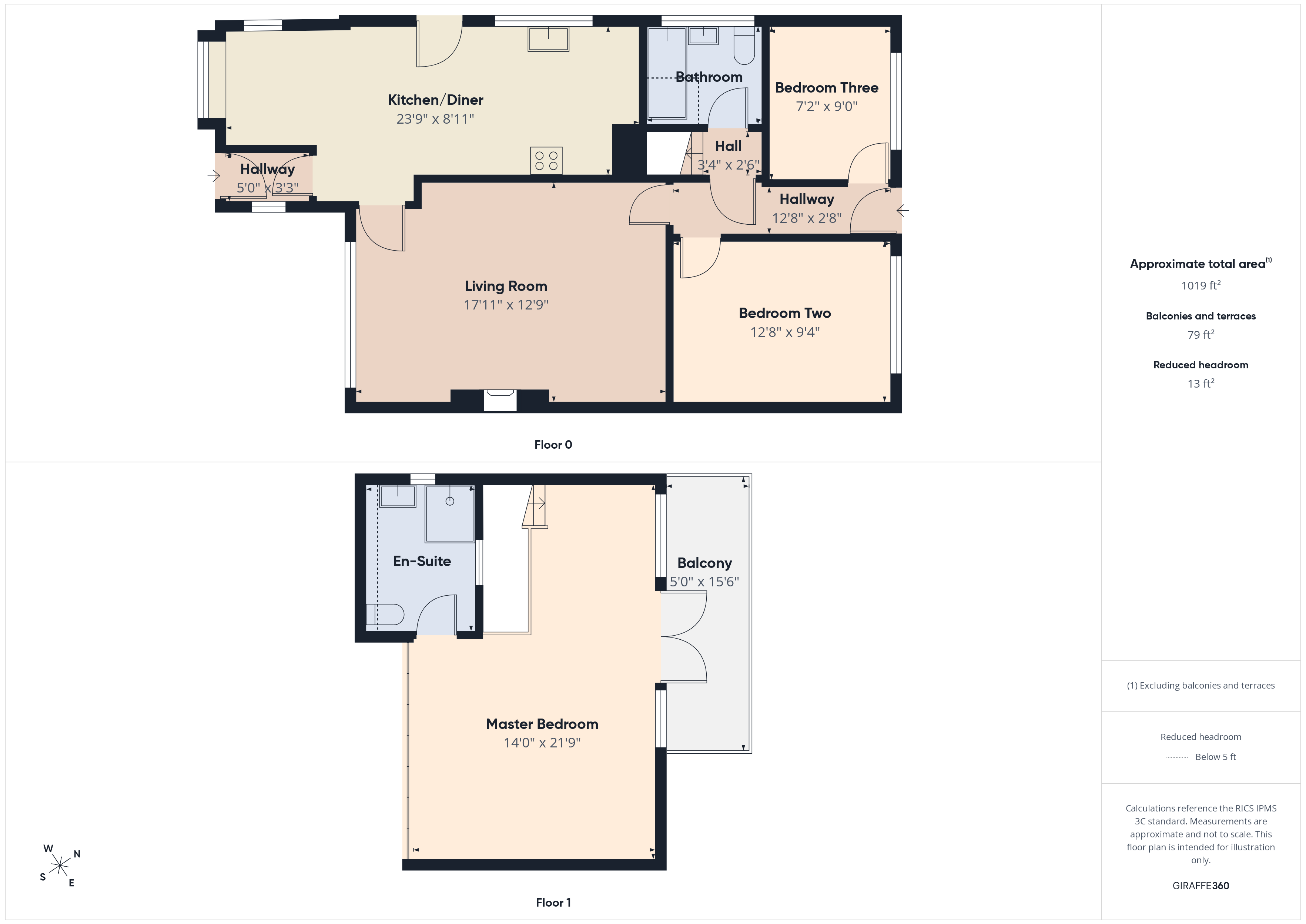 29, Harcourt Crescent, Nottingham floorplan