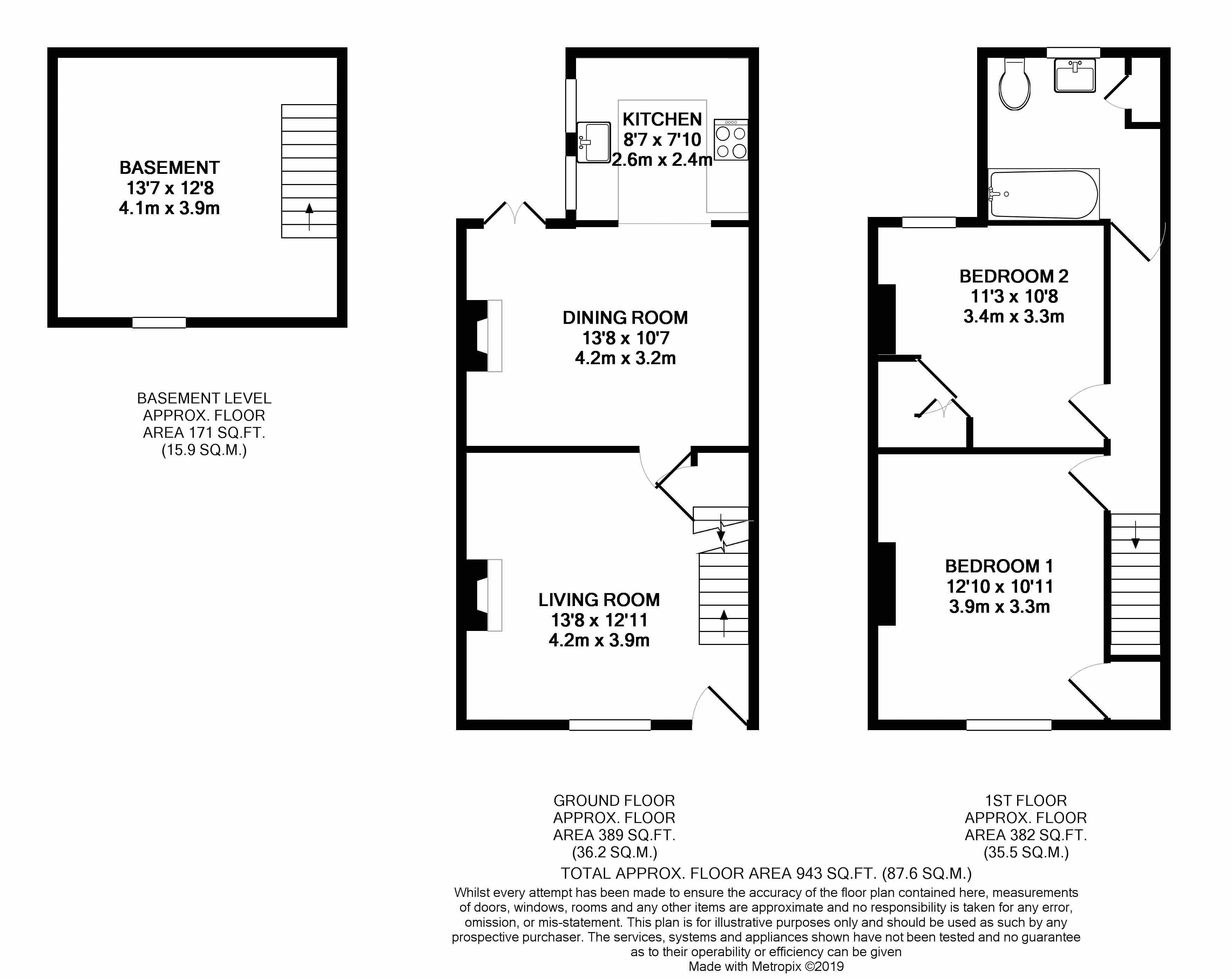 2 Bedrooms Terraced house for sale in Oving Road, Chichester PO19