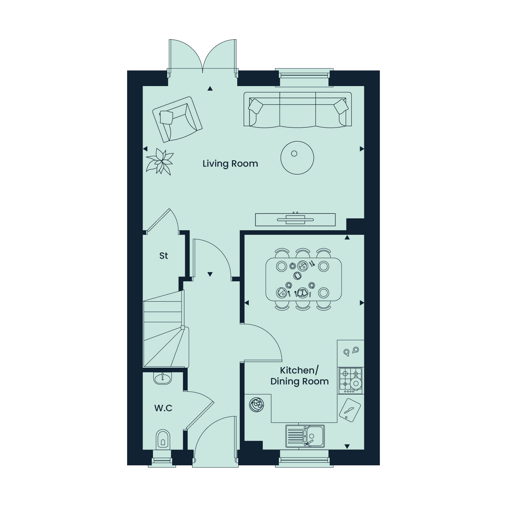 024, Long Meadow, Redhills, Exeter floorplan