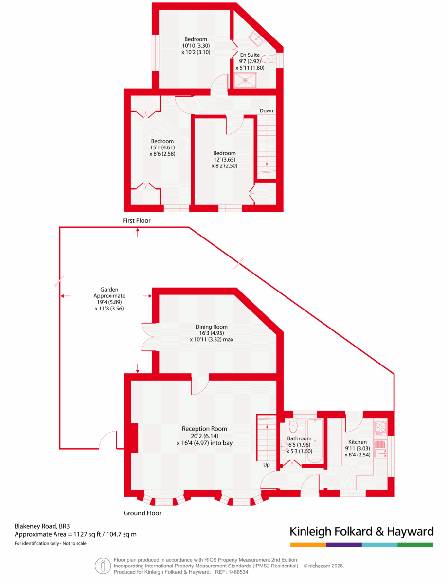 25, Blakeney Road, Beckenham floorplan