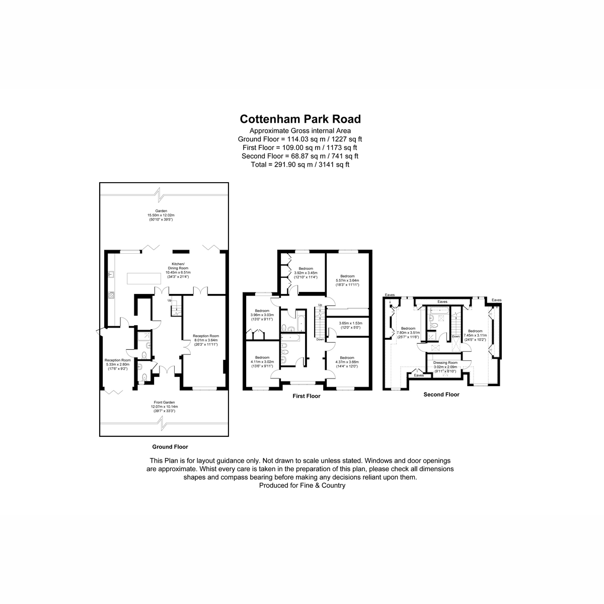 131, Cottenham Park Road, London floorplan
