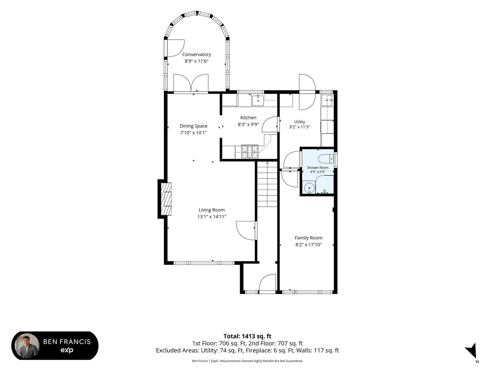33, Warren Road, St. Ives floorplan