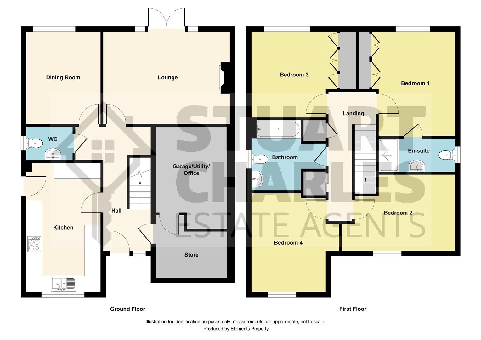 92, Violet Close, Corby floorplan