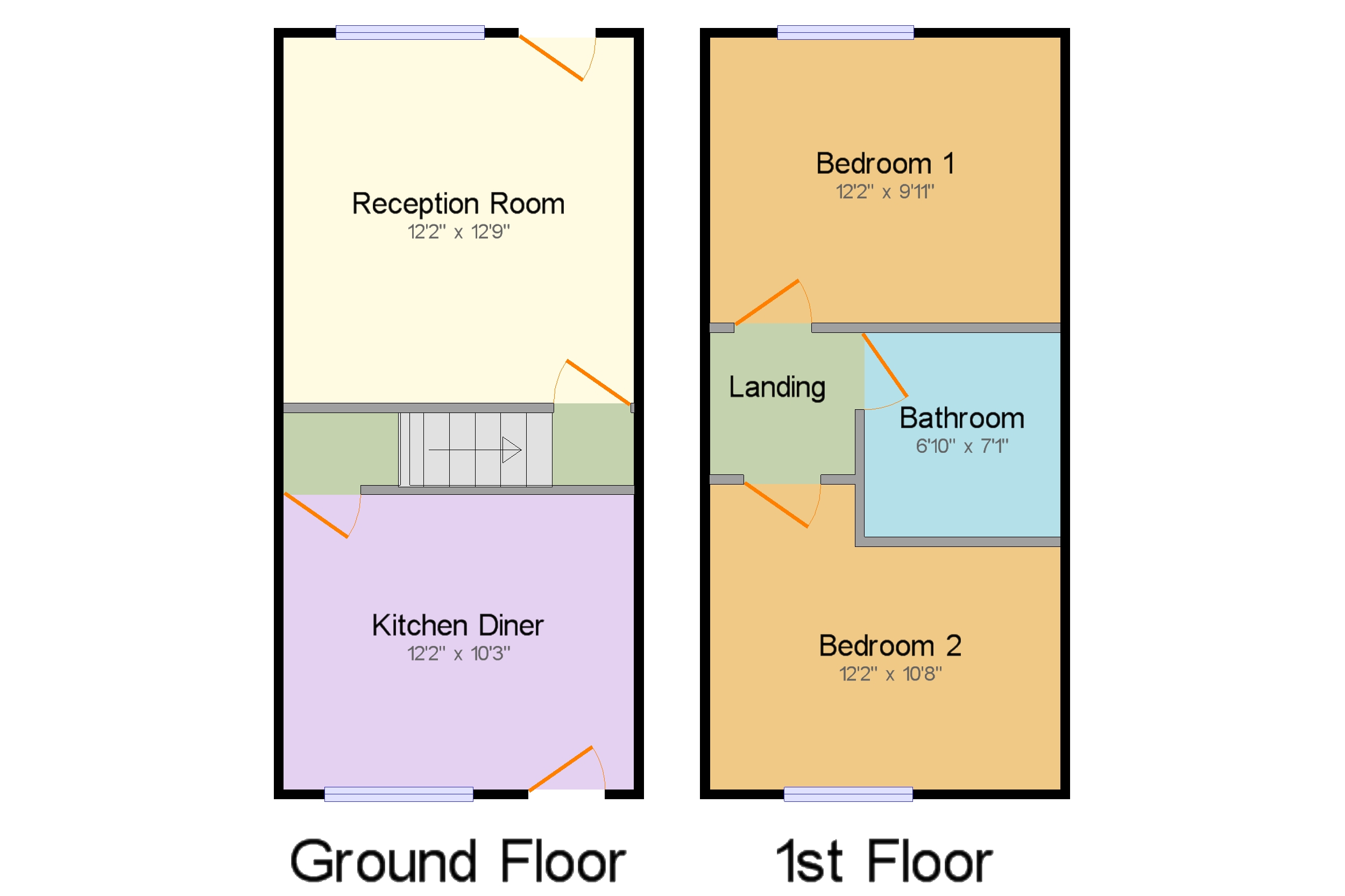 Leyland Road, Burnley, Lancashire BB11, 2 bedroom terraced house for