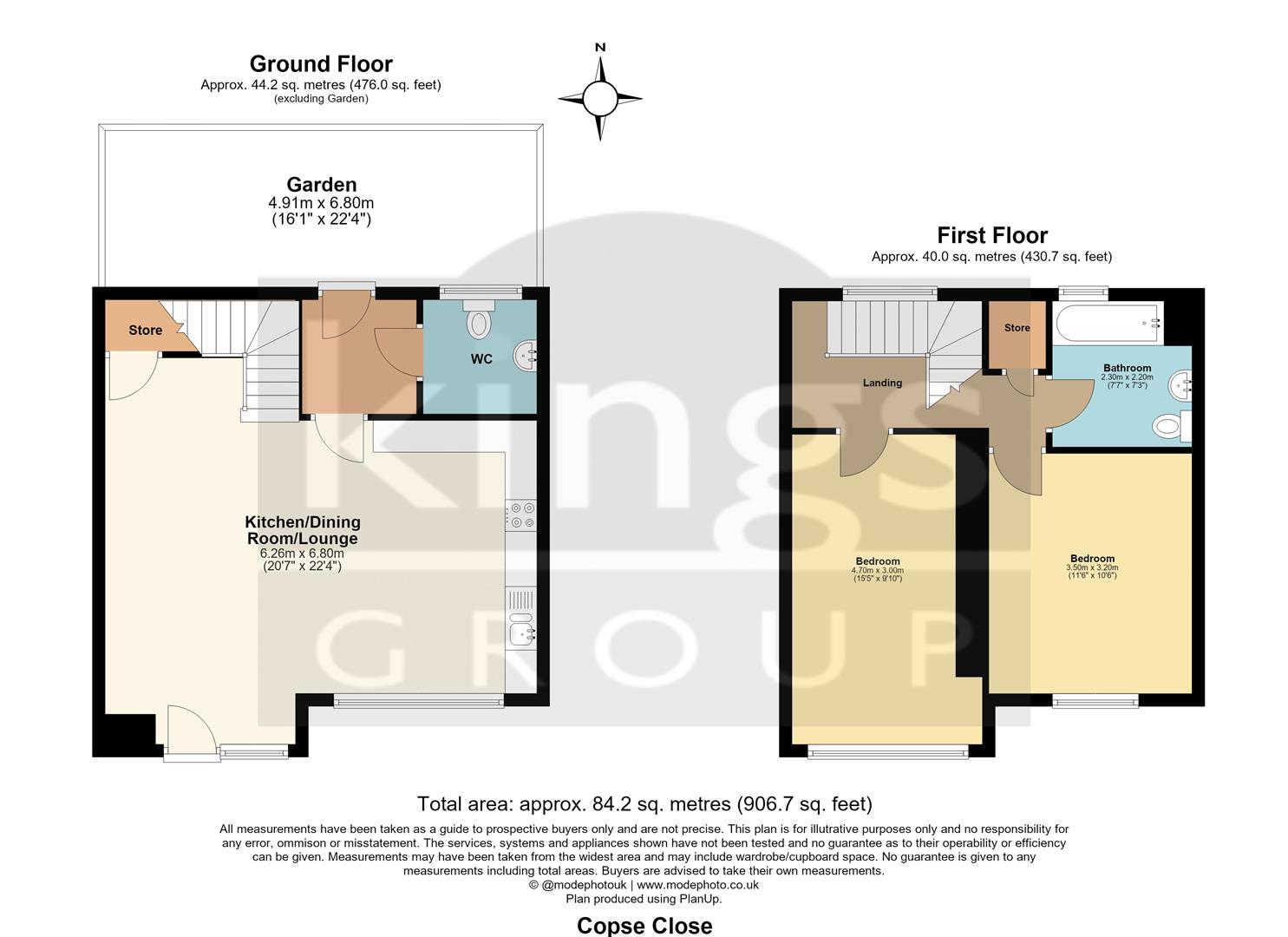 9, Copse Close, Enfield floorplan
