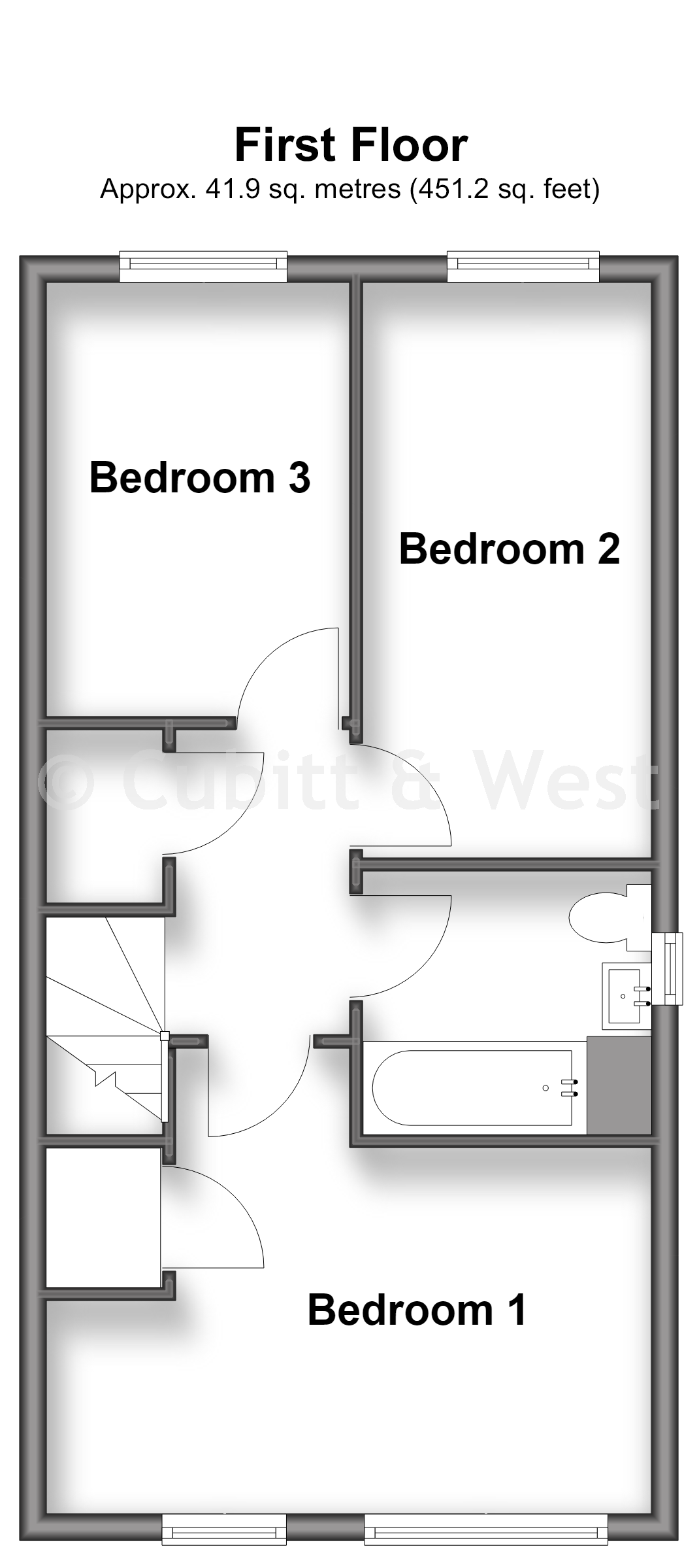 14, Farrenden Way, Chichester floorplan