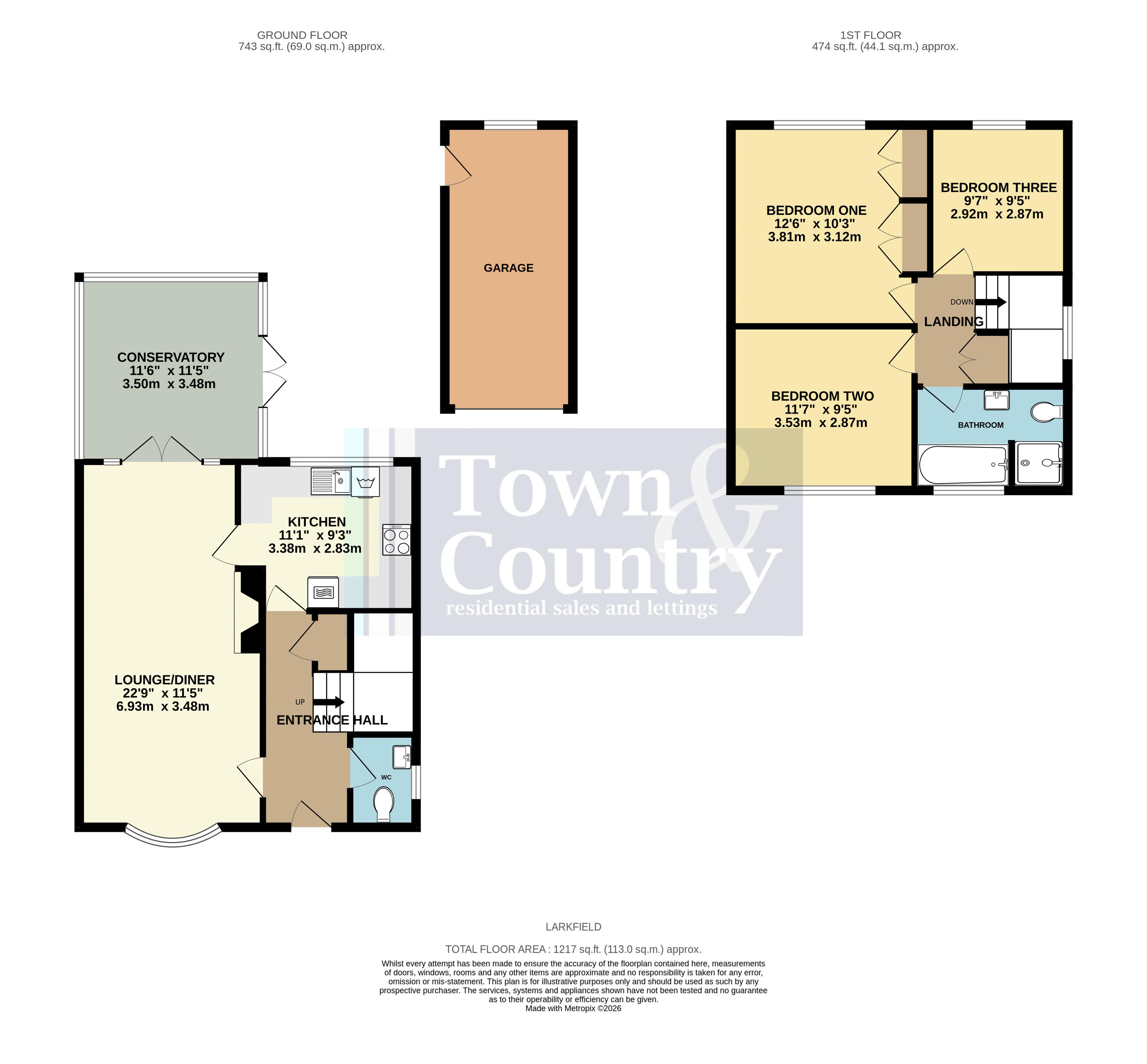 30, Larkfield Road, Colchester floorplan