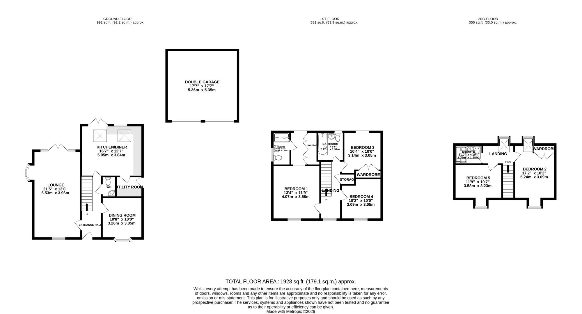 39 Thomas Fairfax Way, Nantwich floorplan