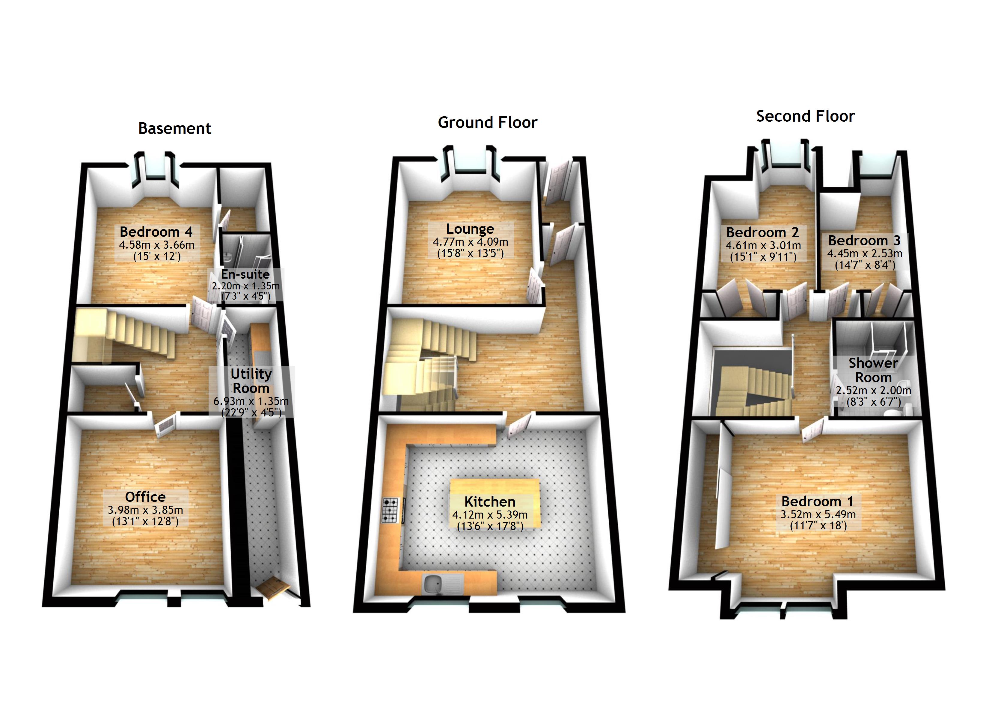 4 Bedrooms Town house for sale in Osborne Place, Dundee DD2
