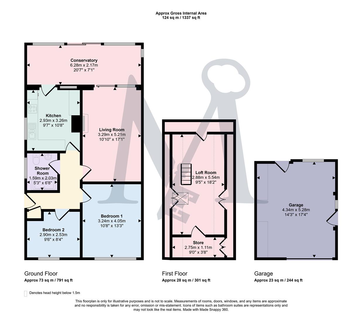 215, Ashburton Road, Coalville floorplan