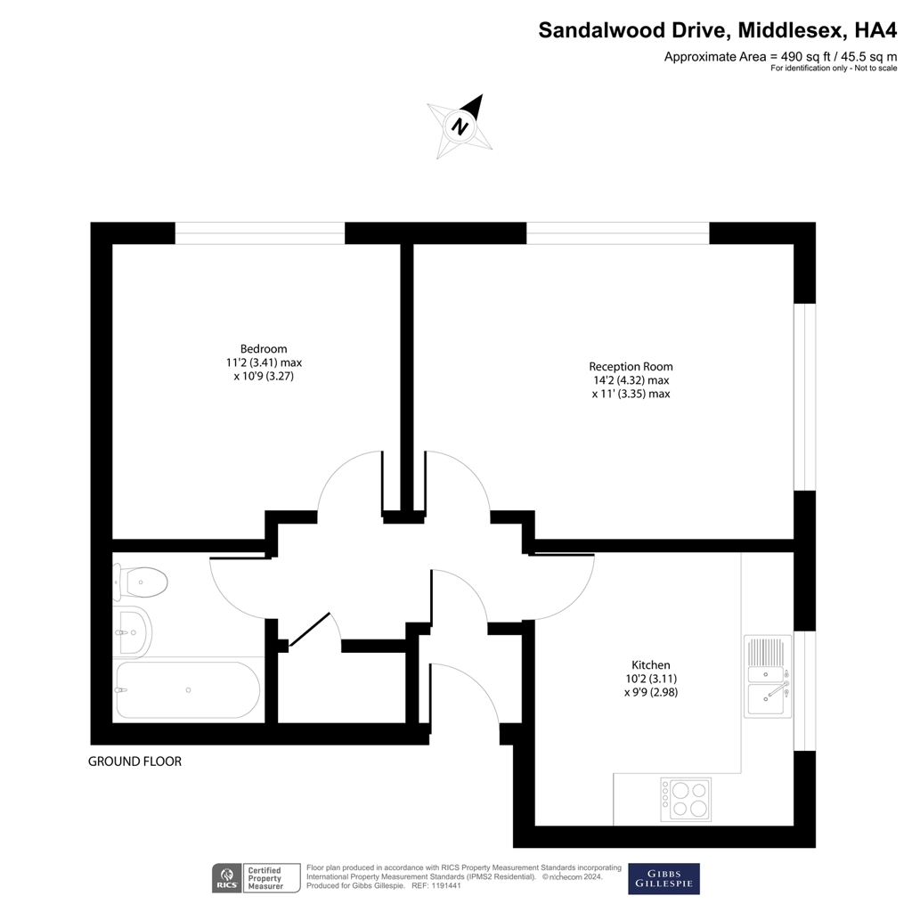 24, Sandalwood Drive, Middlesex floorplan