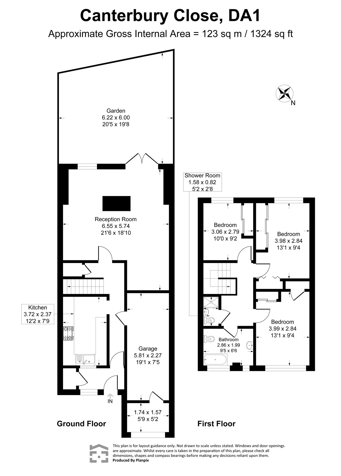 7, Canterbury Close, Kent floorplan