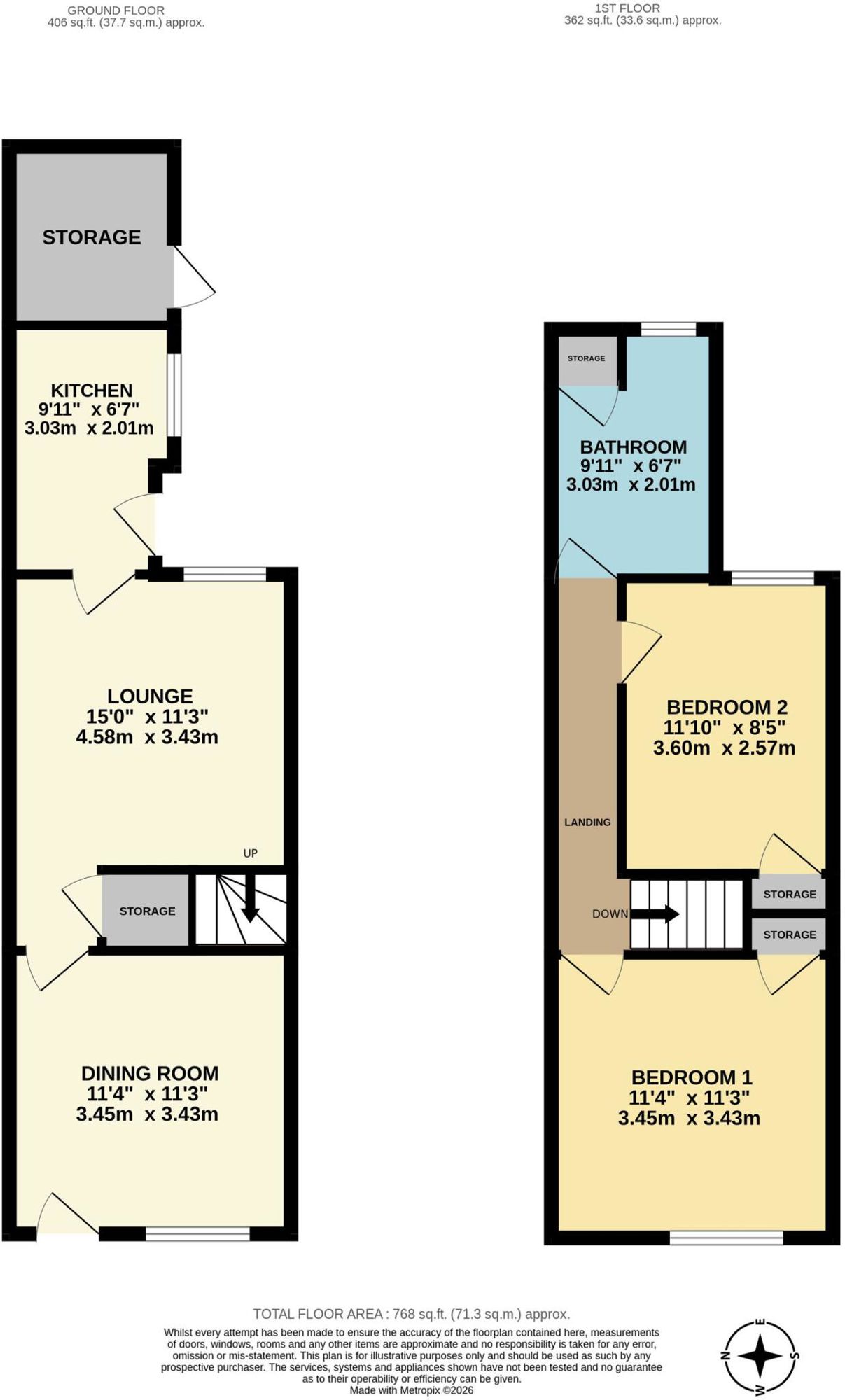13, Rosebery Avenue, Melton Mowbray floorplan