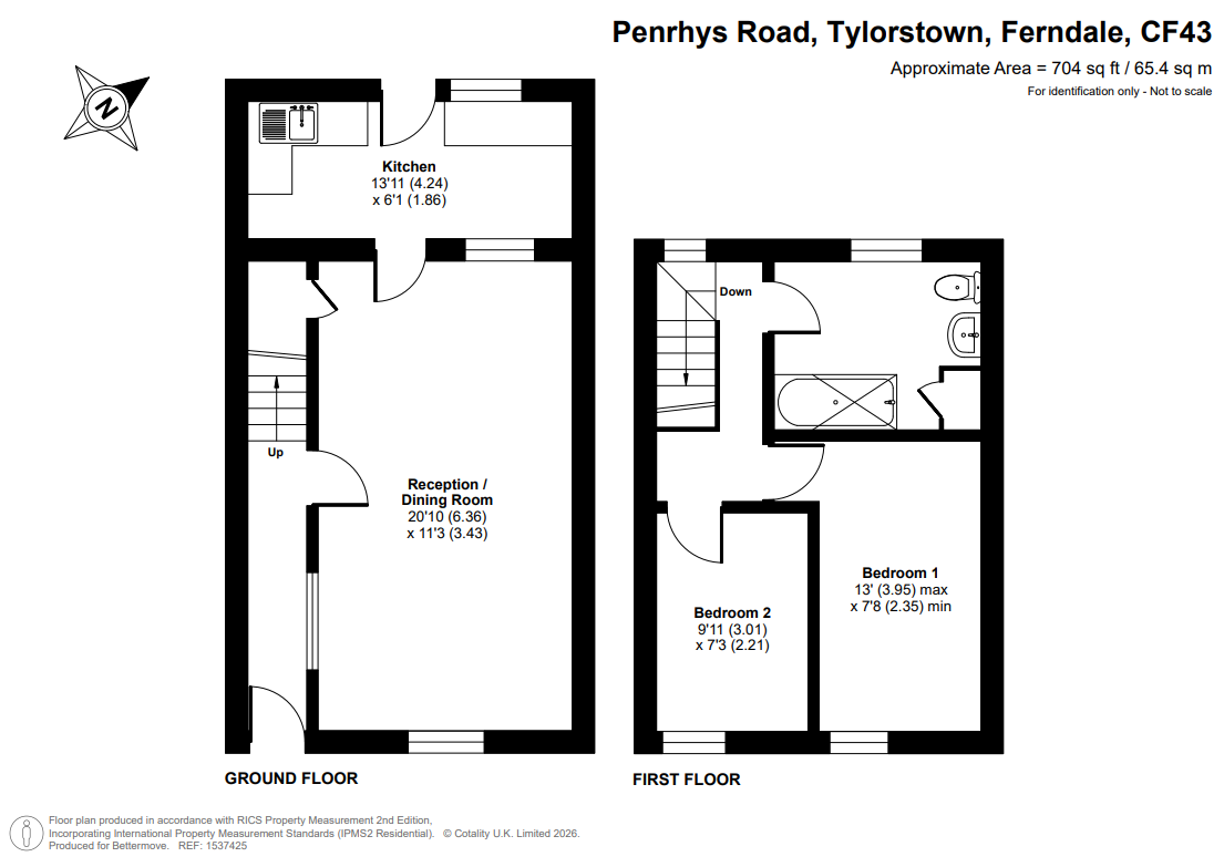 Penrhys Road, Ferndale floorplan