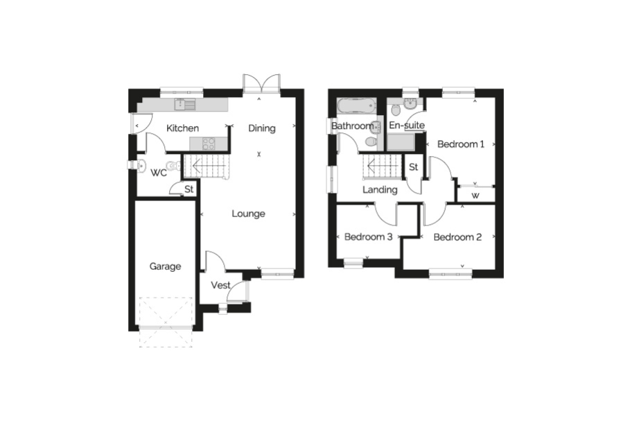 3 Bedrooms Semi-detached house for sale in 17 Mcnaughton Court, Stirling FK8