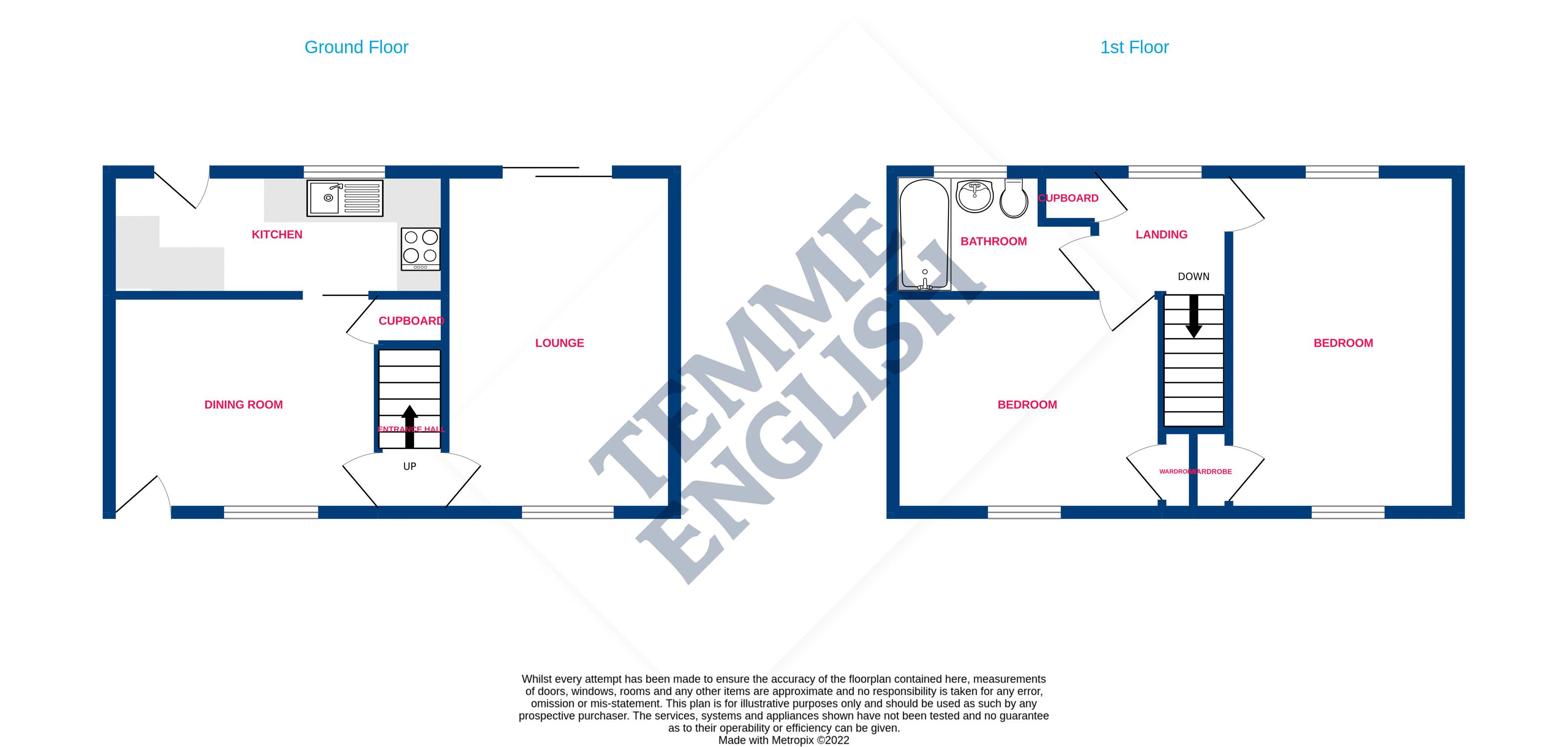 Whitmore Way, Basildon SS14, 2 bedroom terraced house for sale