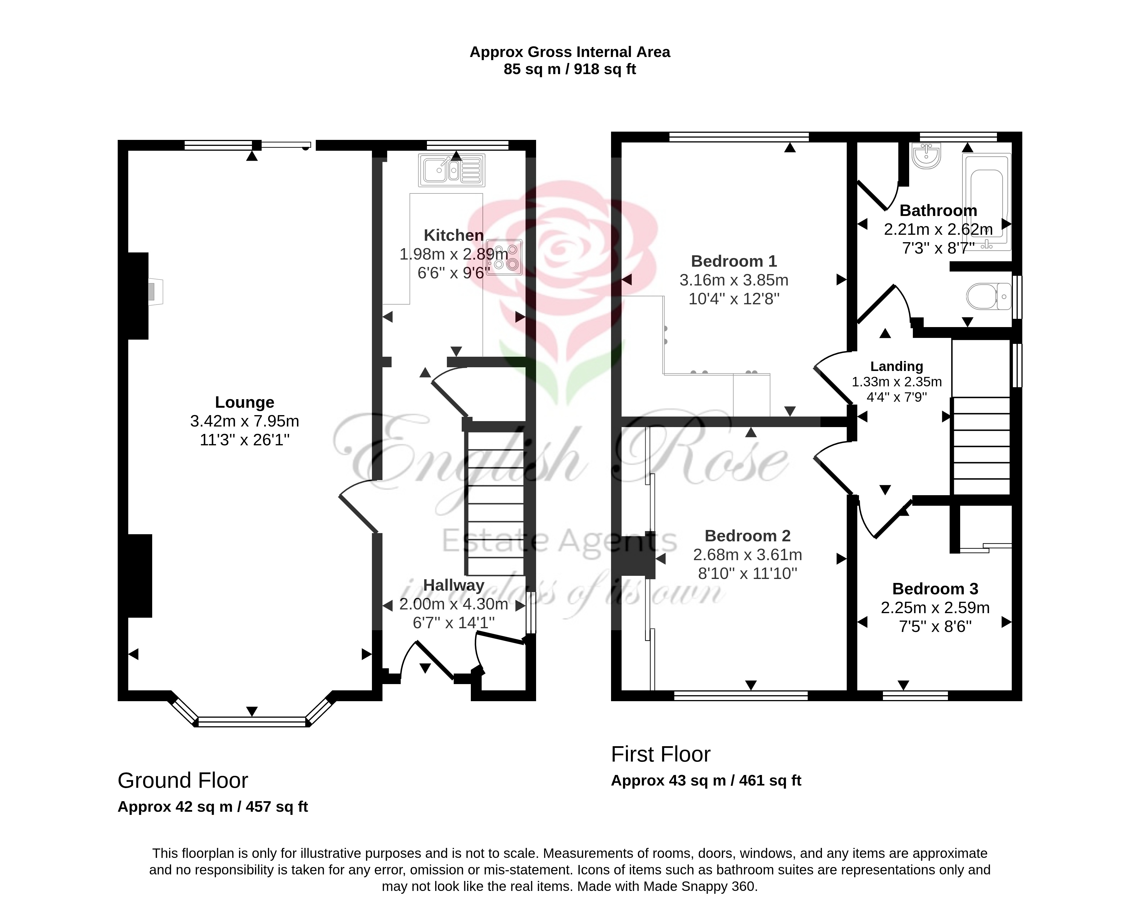 7, Halfmoon Drive, Kirkby in Ashfield floorplan