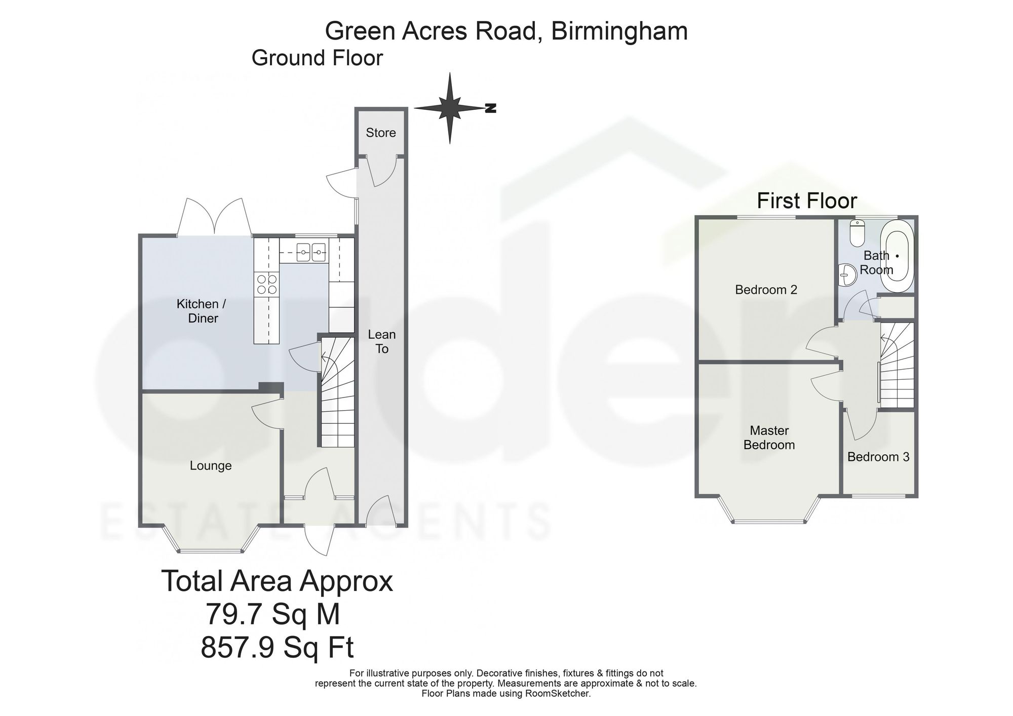 136 Green Acres Road, Birmingham floorplan