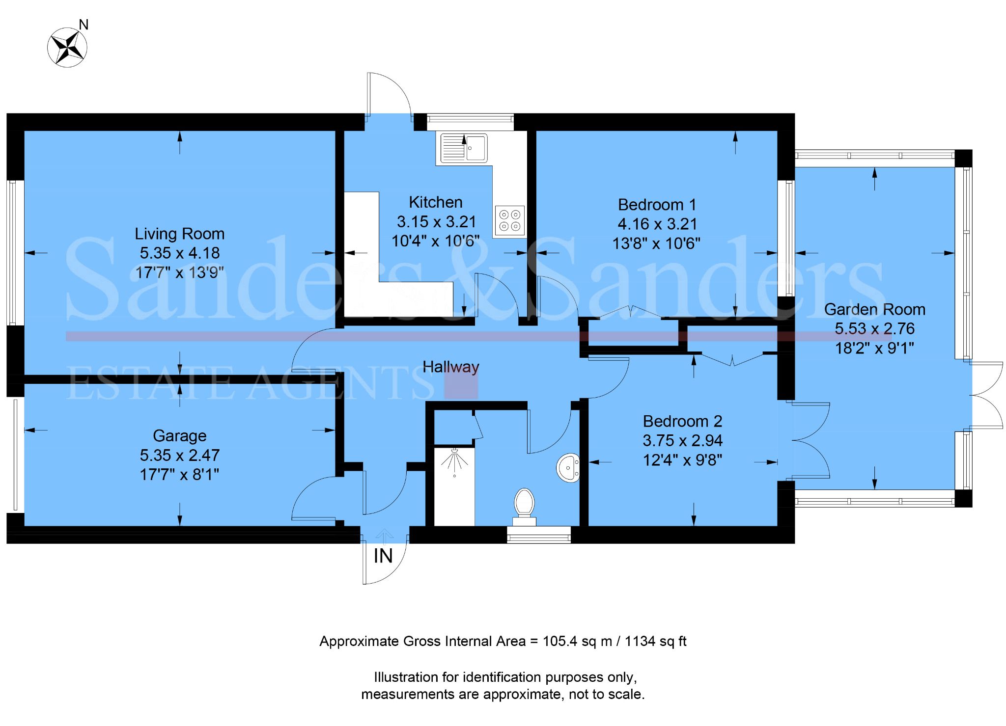 Westholme Road, BidfordOnAvon, Alcester B50, 2 bedroom bungalow for