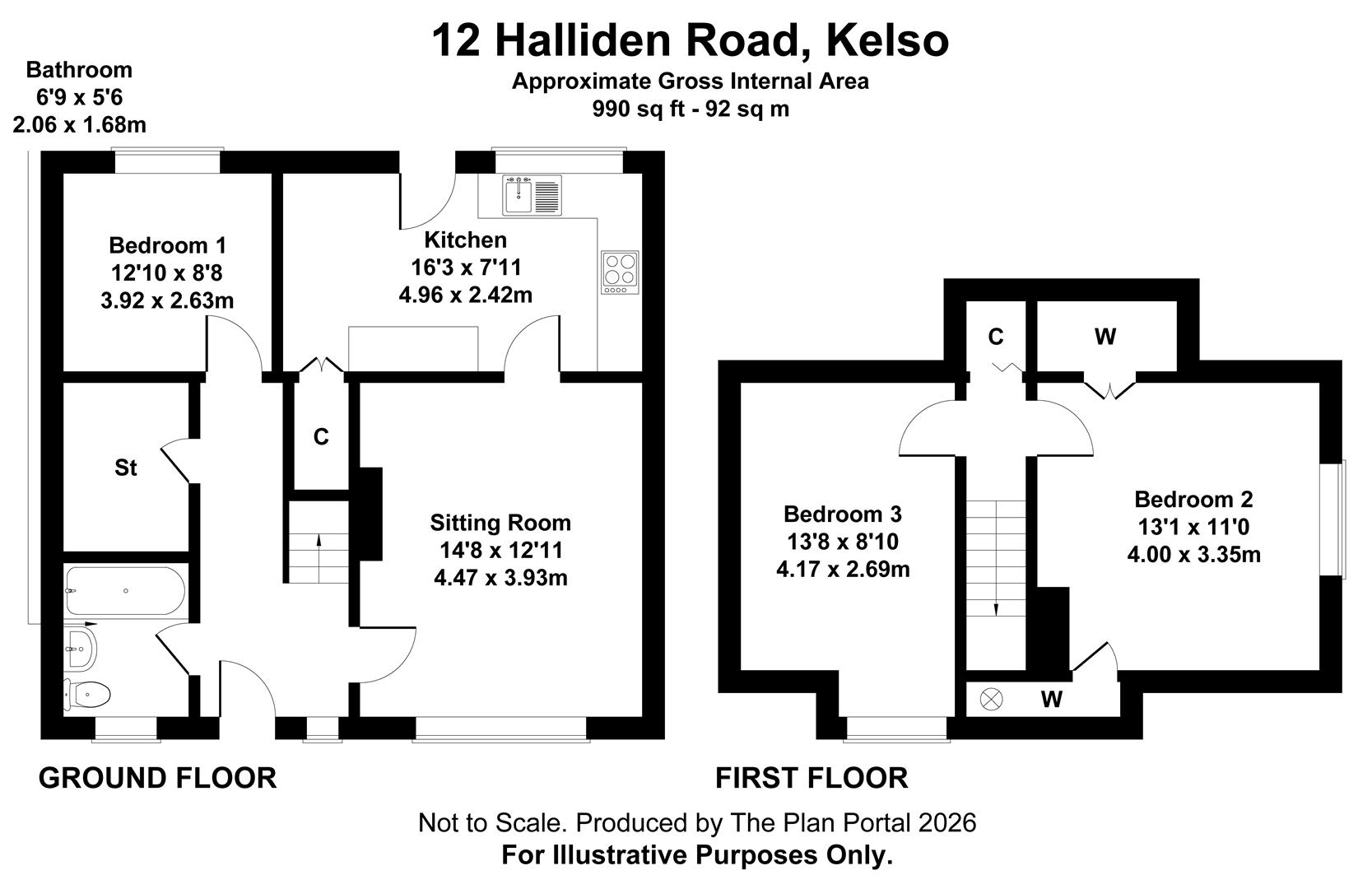12, Halliden Road, Kelso floorplan