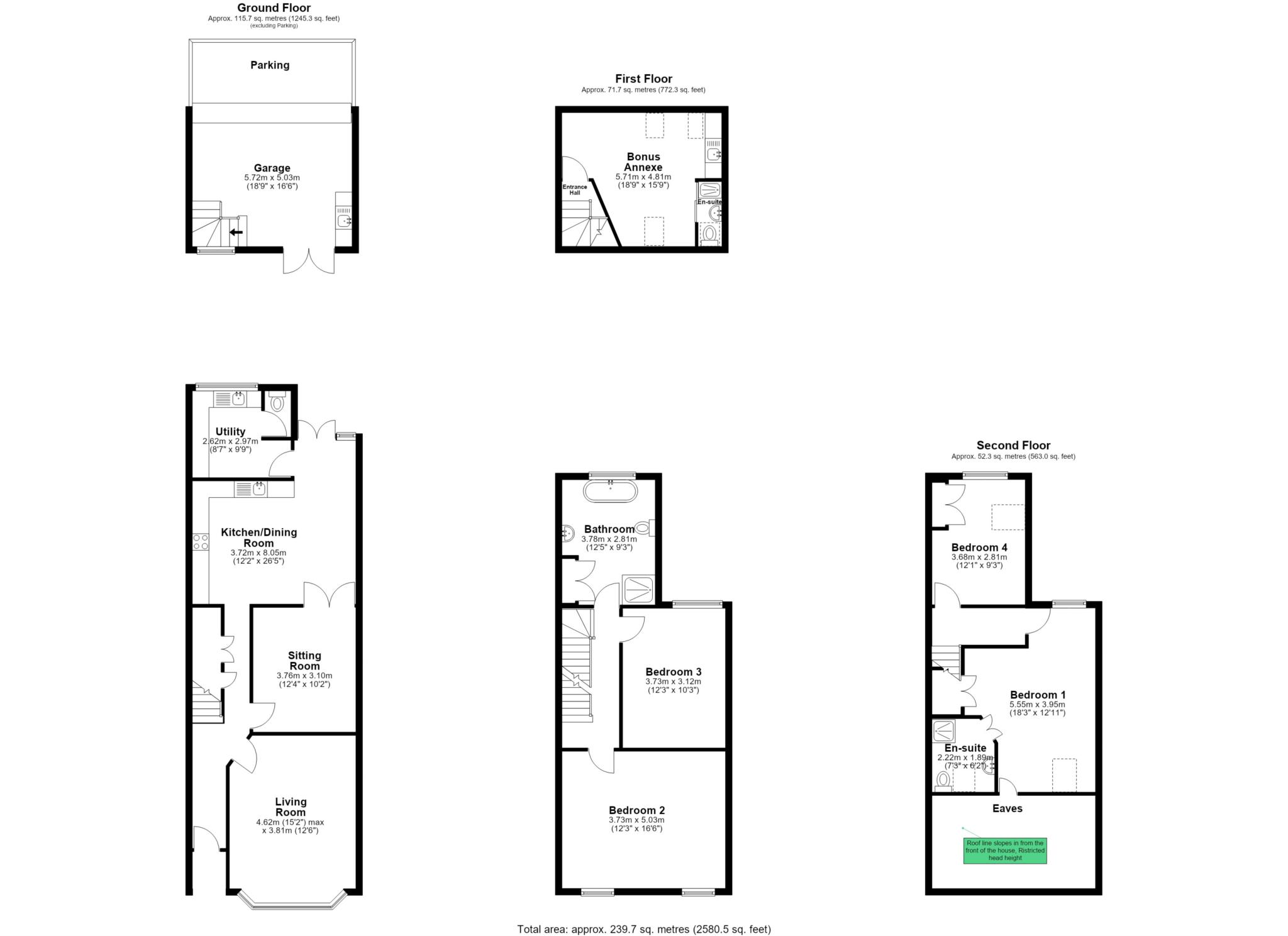 64, Hemdean Road, Reading floorplan
