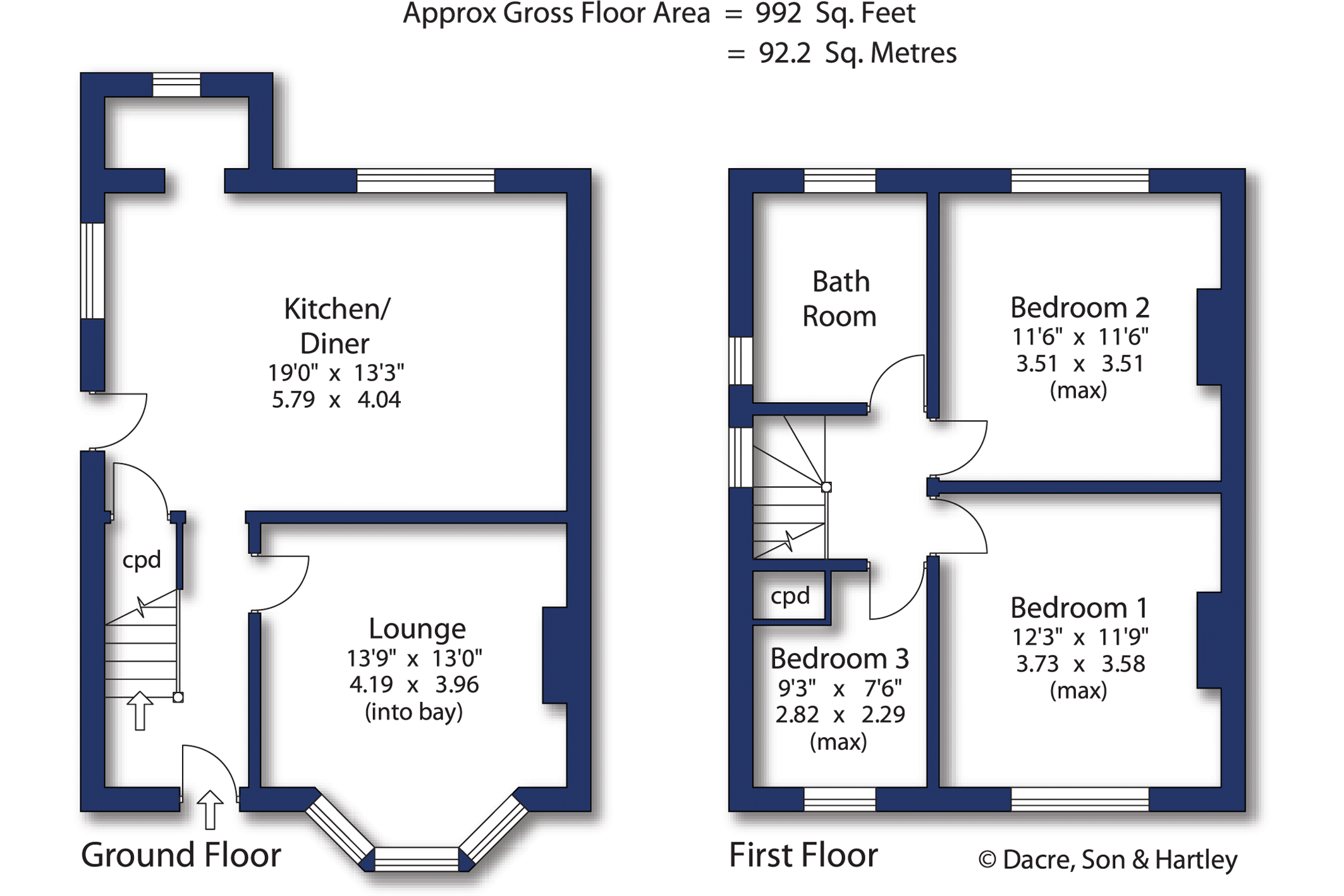 42, Kirkstall Mount, West Yorkshire floorplan