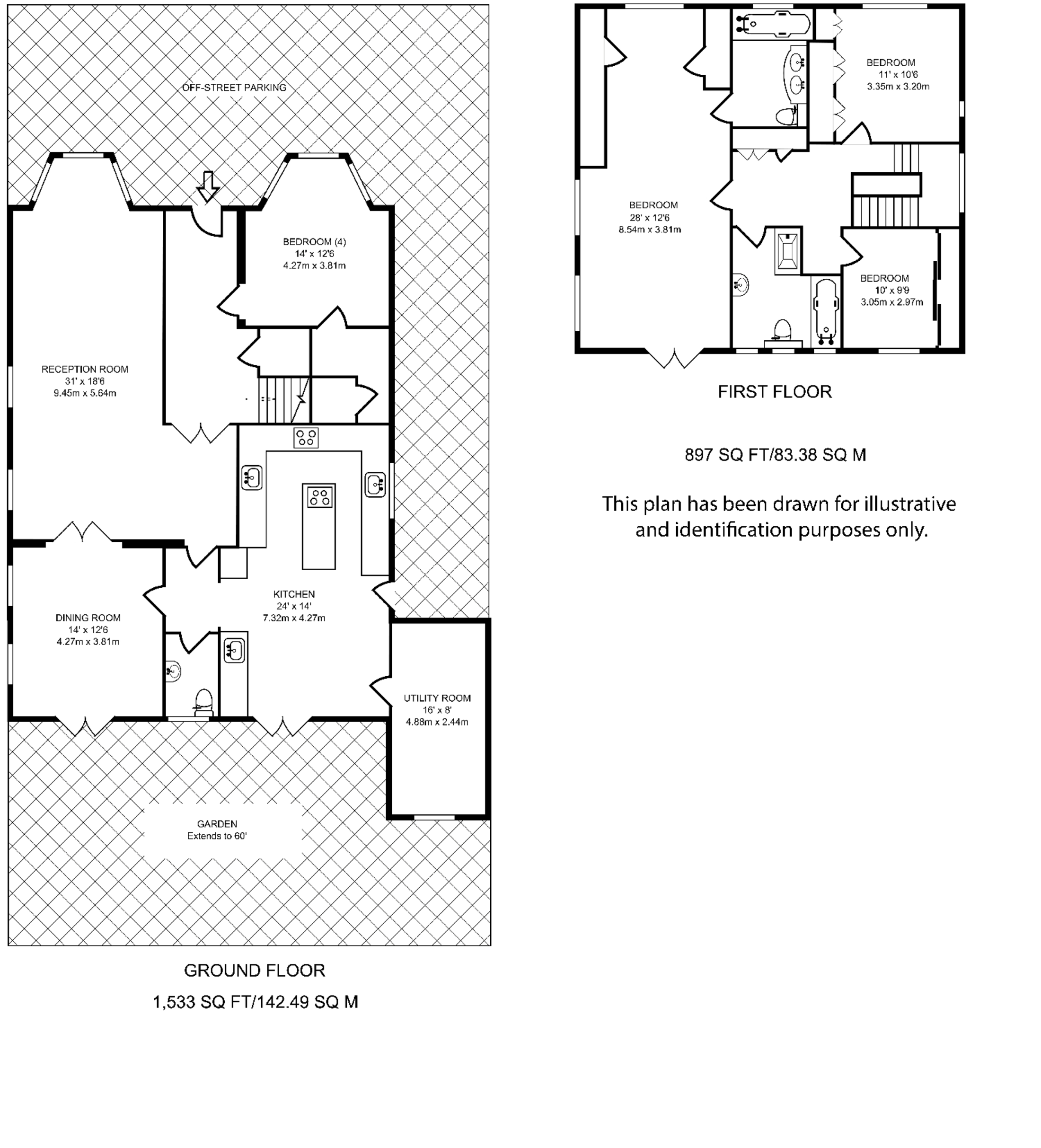 Lyttelton Road, Hampstead Garden Suburb floorplan