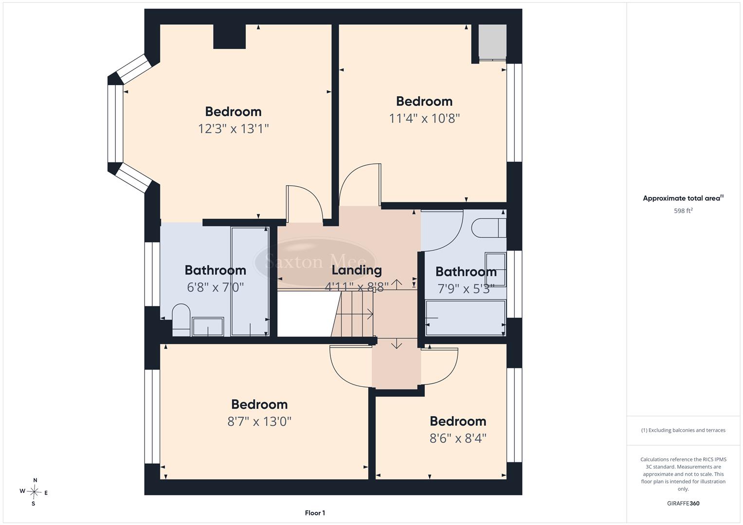 16, Netherfields Crescent, Dronfield floorplan
