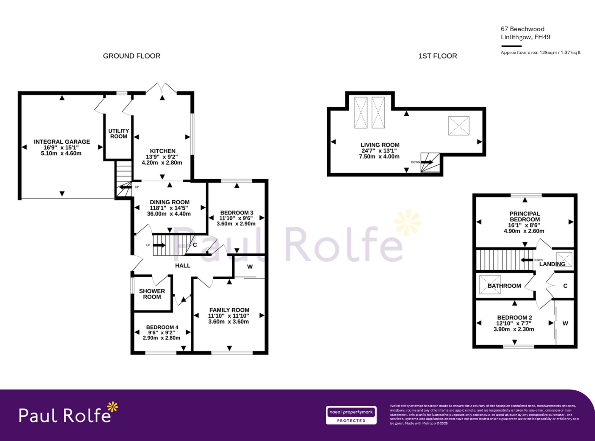 67 Beechwood, Linlithgow floorplan