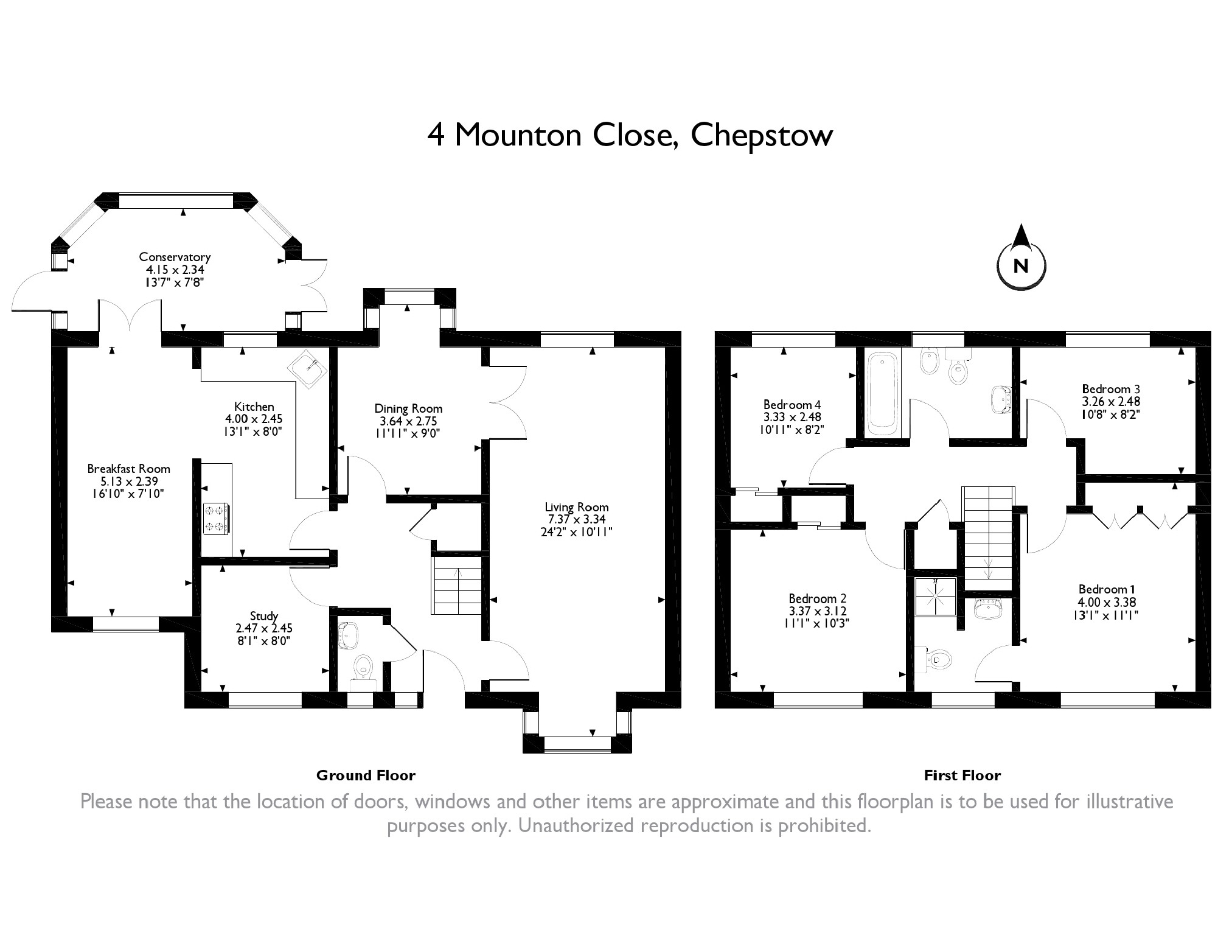 4 Bedrooms Detached house for sale in Mounton Close, Chepstow NP16