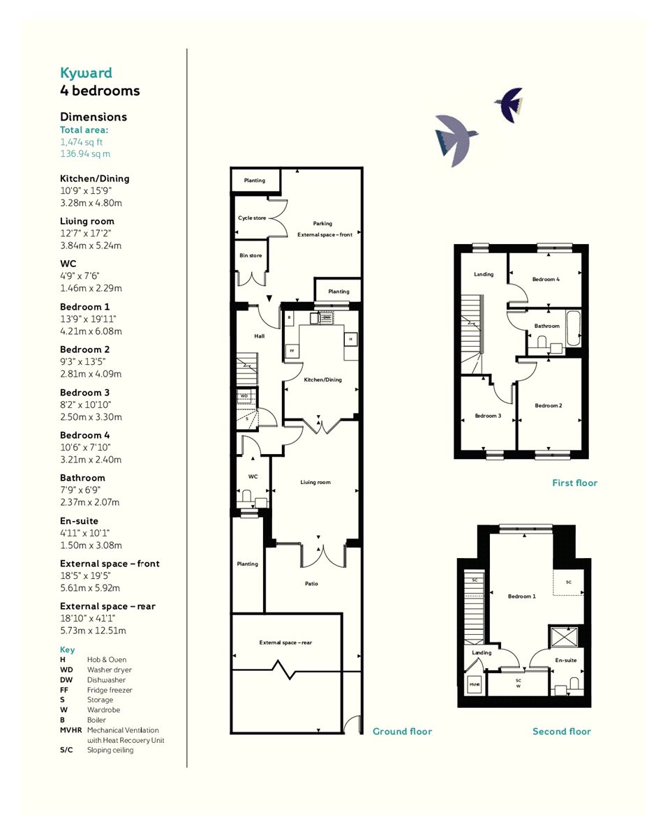 4 Bedrooms Terraced house to rent in Reynard Way, Brentford TW8