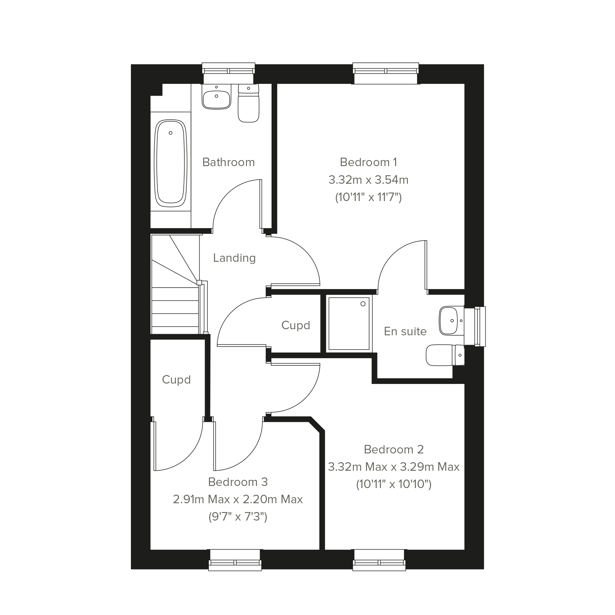 31, Greville Way, Melton Mowbray floorplan