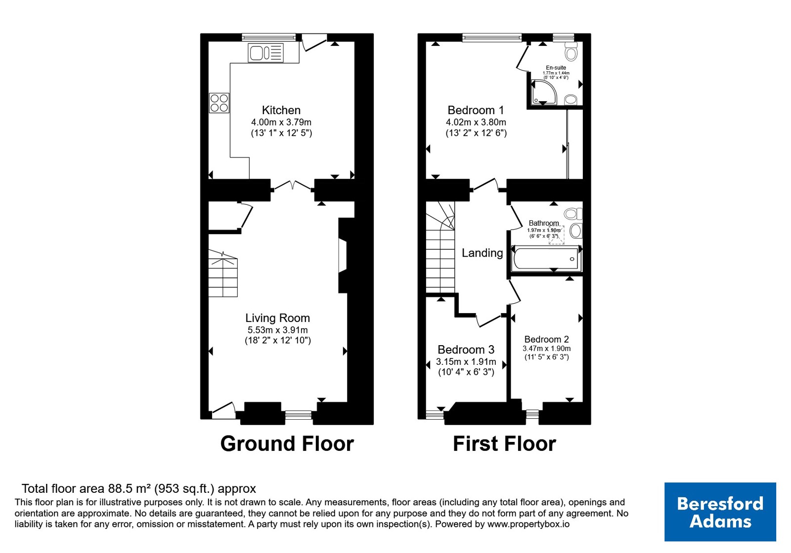1 Eifion Terrace,, Y Ffor, Gwynedd floorplan